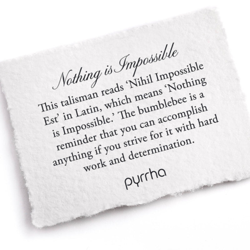 Pyrrha Nothing is Impossible Talisman Necklace