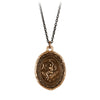 Pyrrha Nyx Goddess Talisman Necklace Bronze
