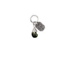 A sterling silver signature attraction charm capped with a Pyrite stone.