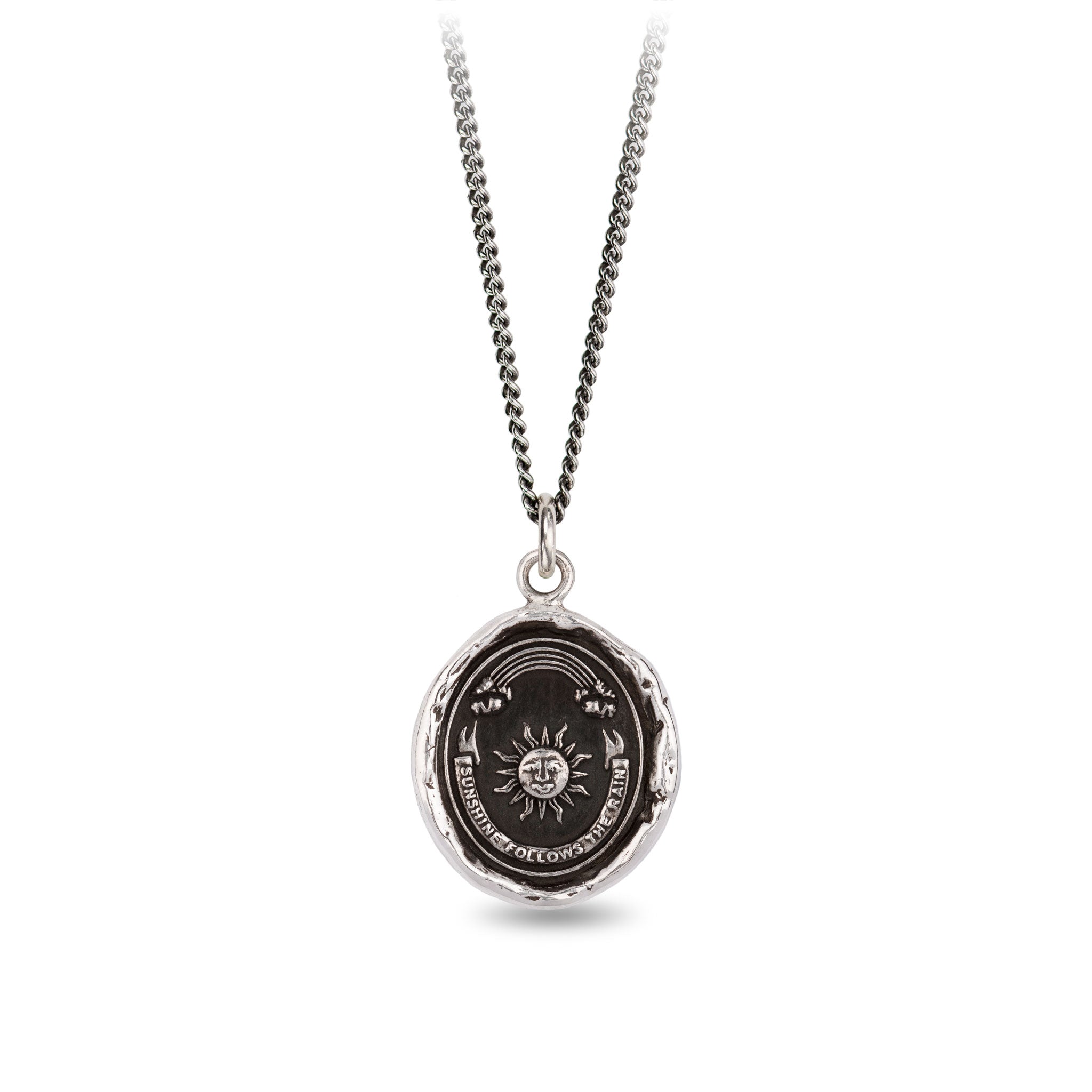Pyrrha Rainbow Talisman Necklace