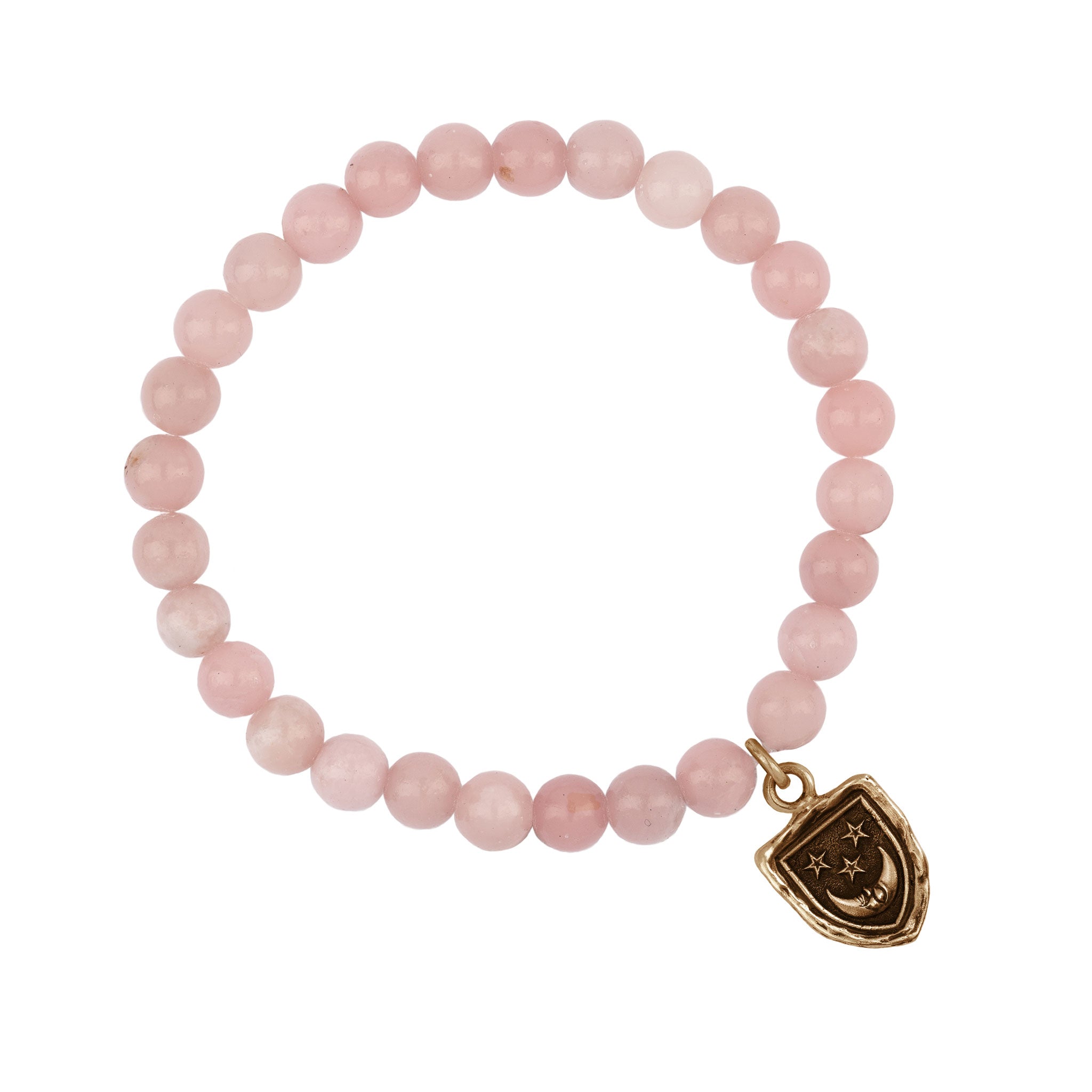 Pyrrha Reflective Appreciation Talisman Stretch Stone Bracelet