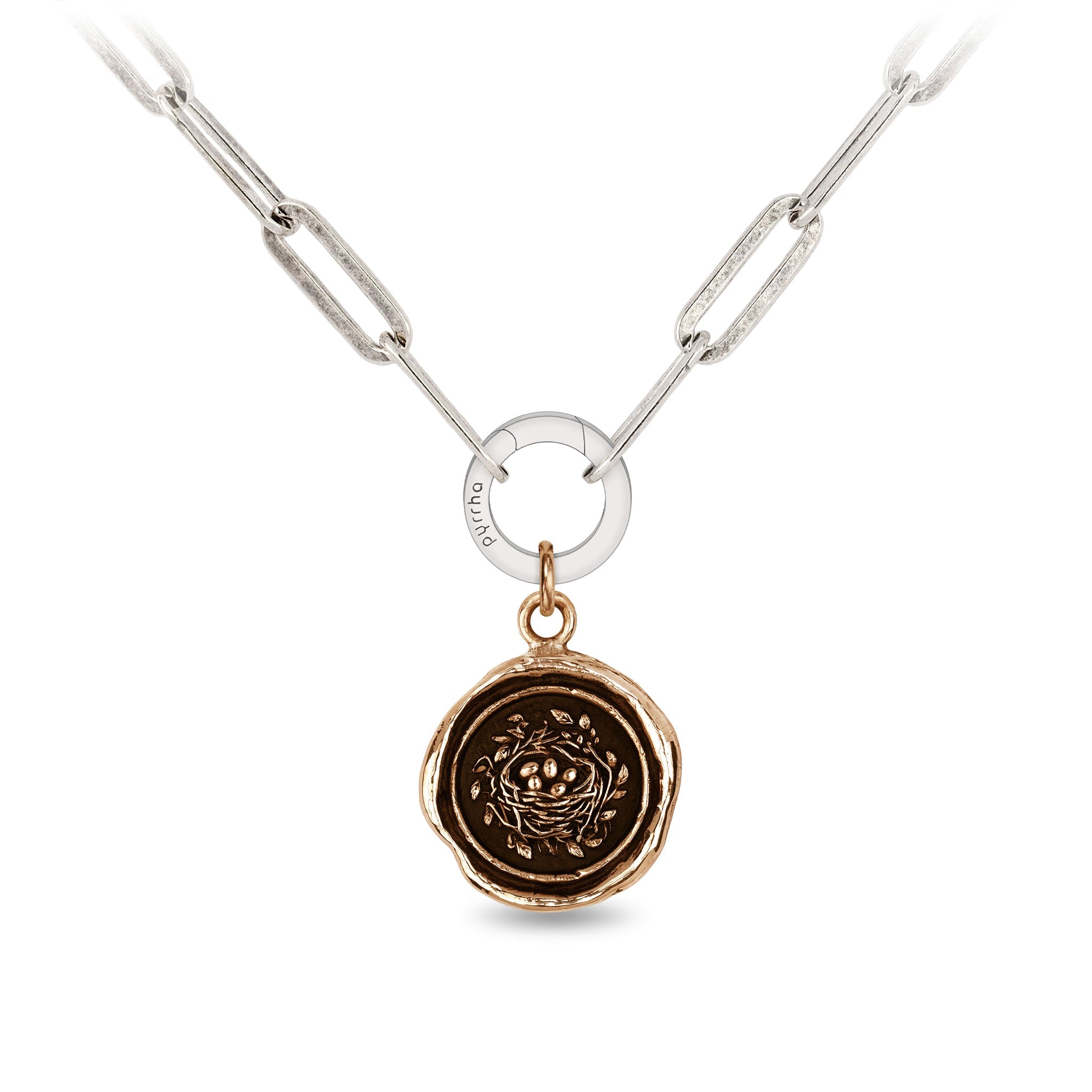 Safe and Sound Large Paperclip Chain Necklace