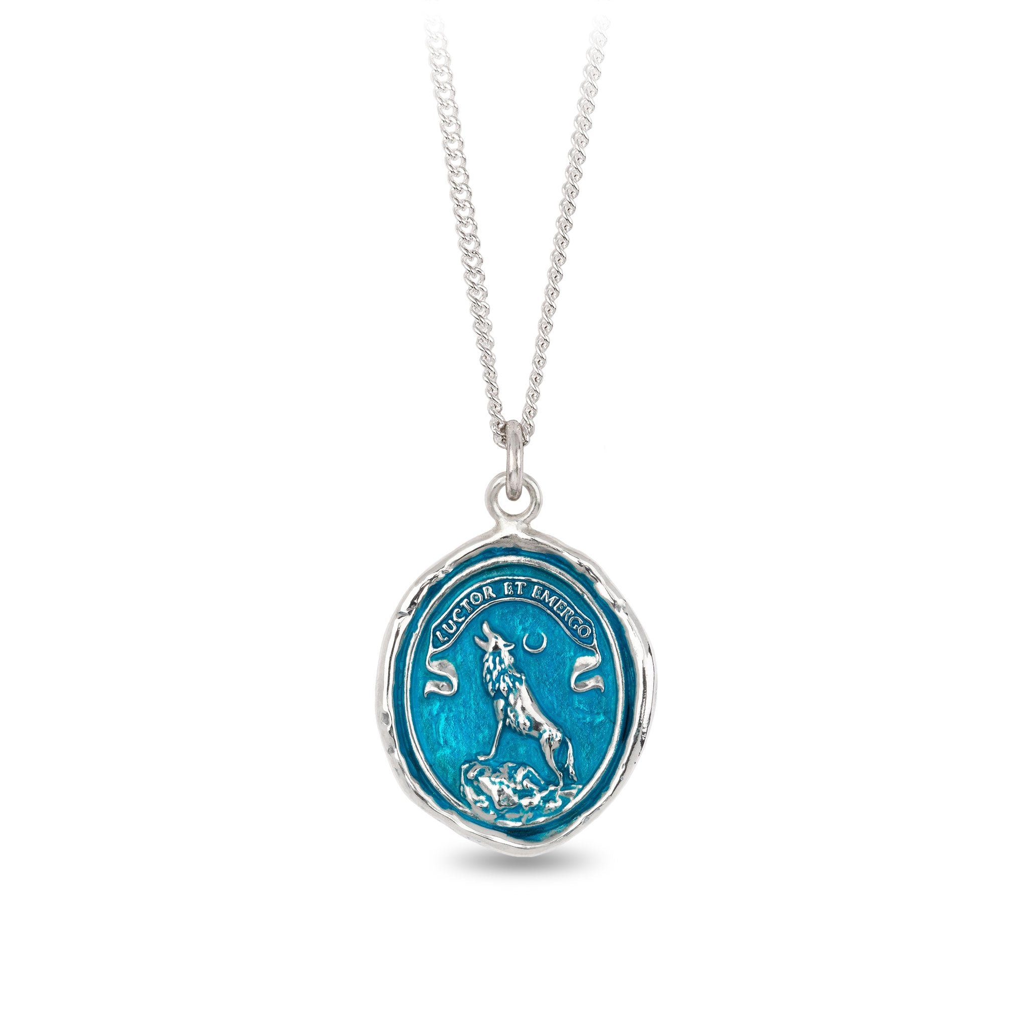 Struggle and Emerge Talisman - Capri Blue