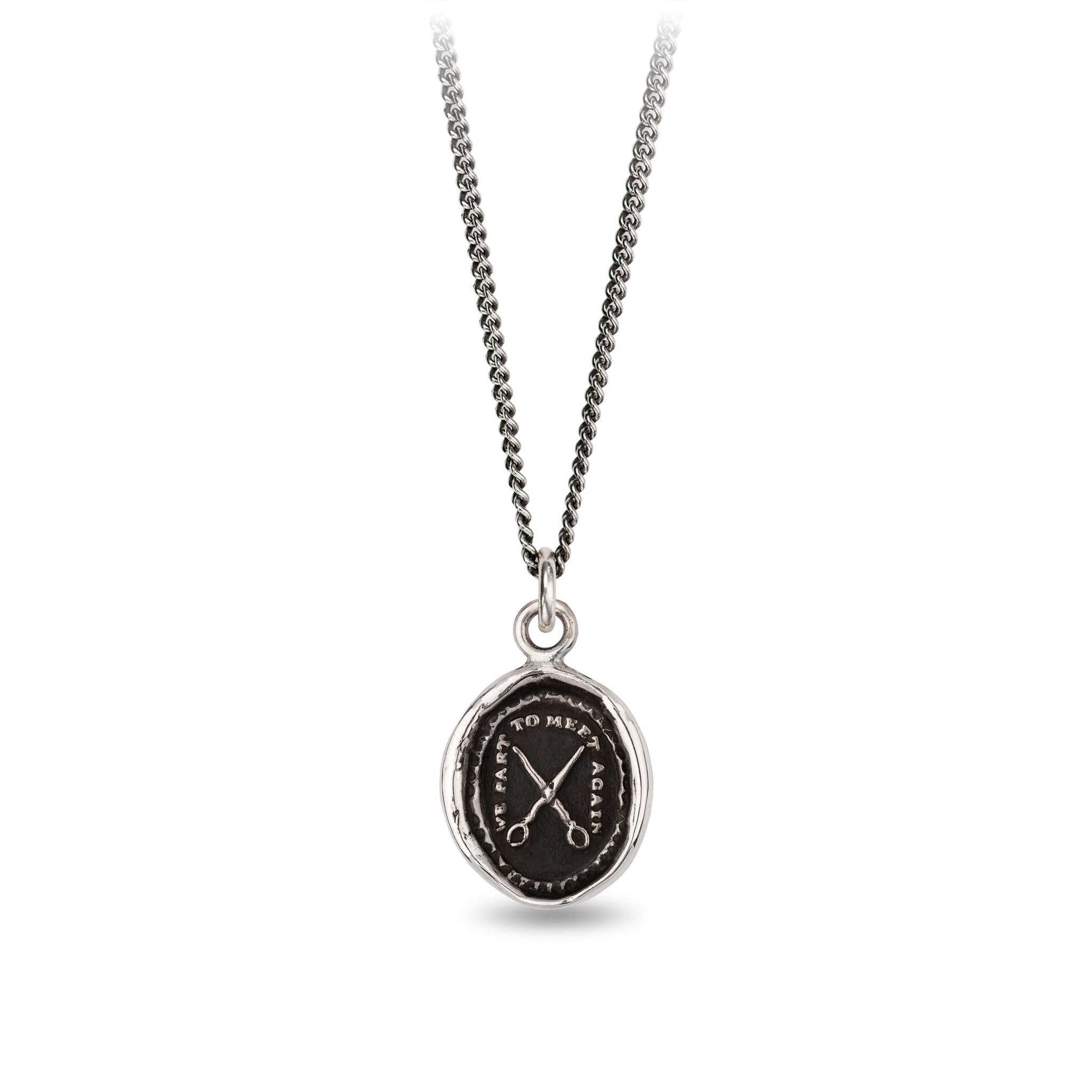 Pyrrha We Part to Meet Again Talisman Necklace