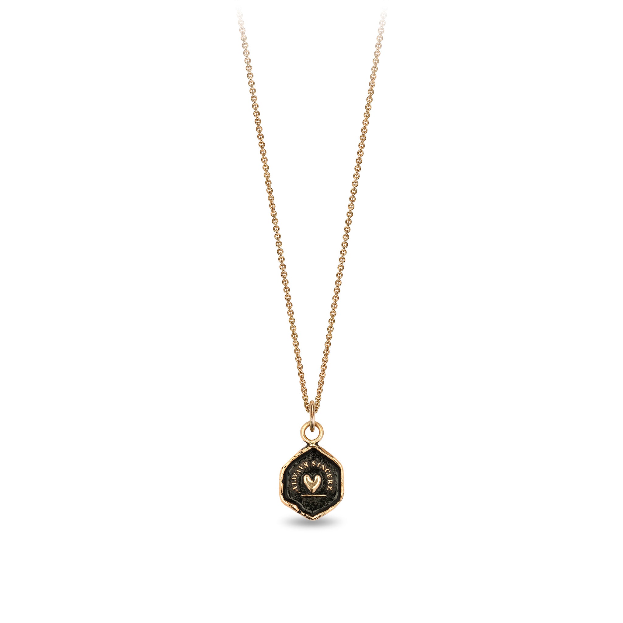 Always Sincere 14K Gold Talisman