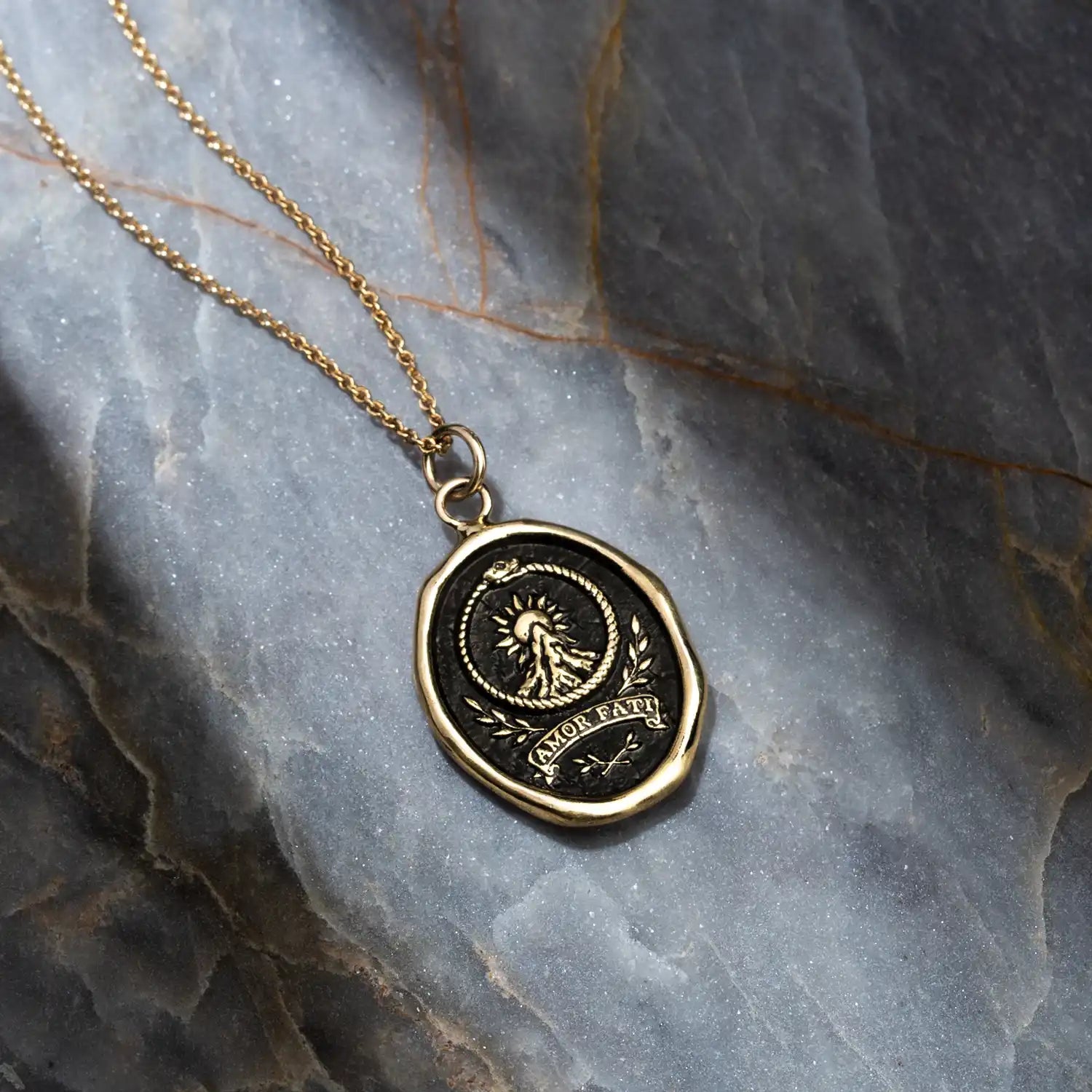 Amor Fati 14K Gold Talisman