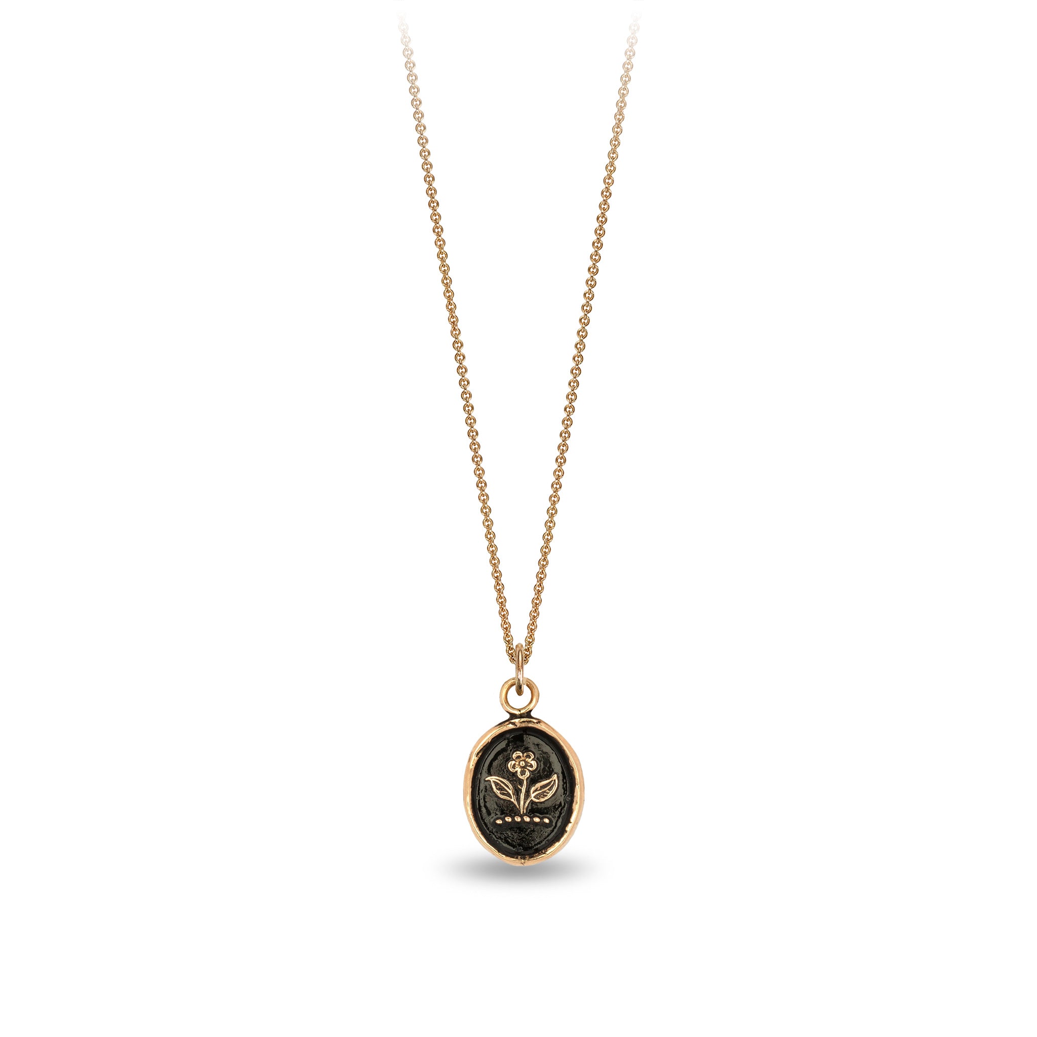 Beauty & Strength 14K Gold Talisman