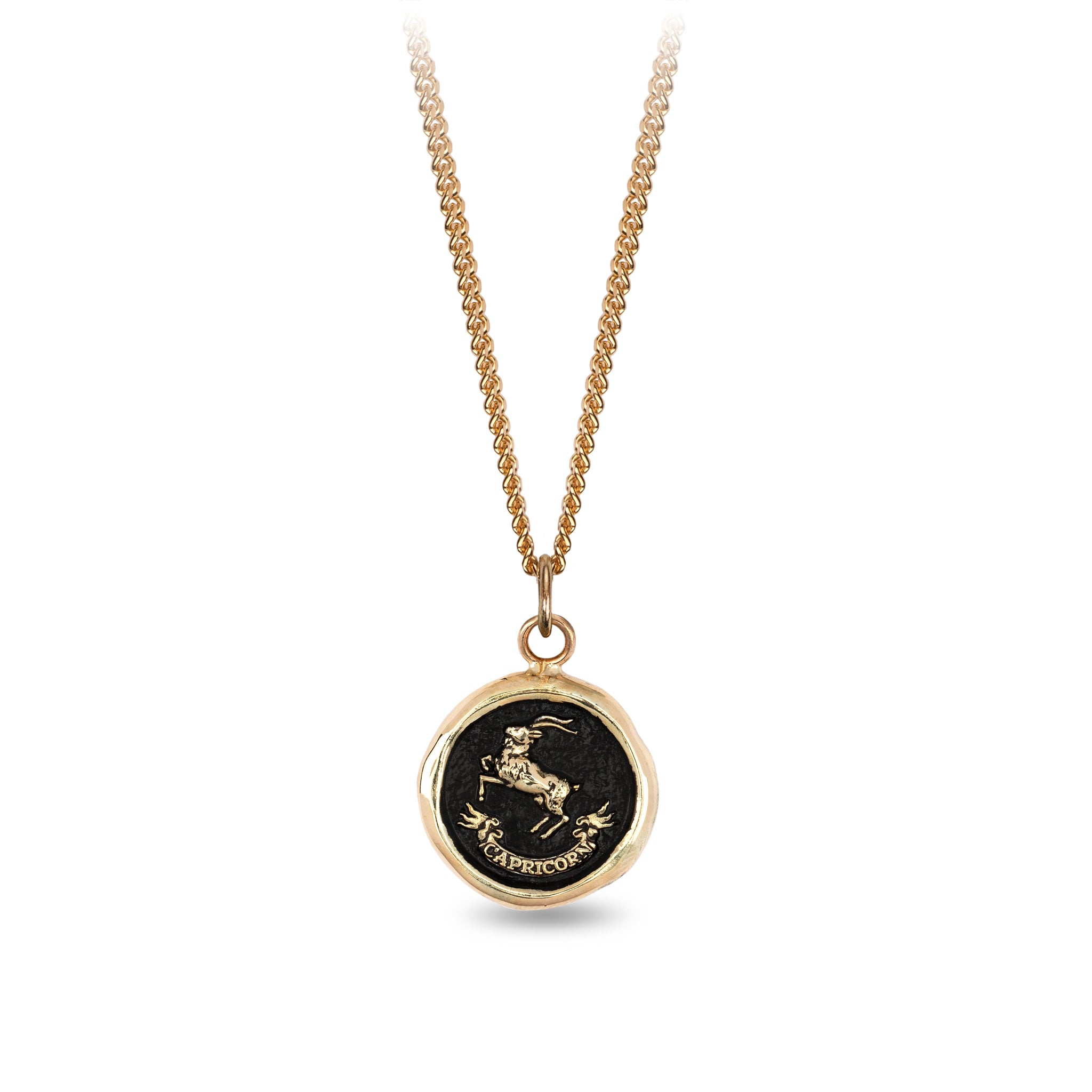 Capricorn 14K Gold Zodiac Talisman