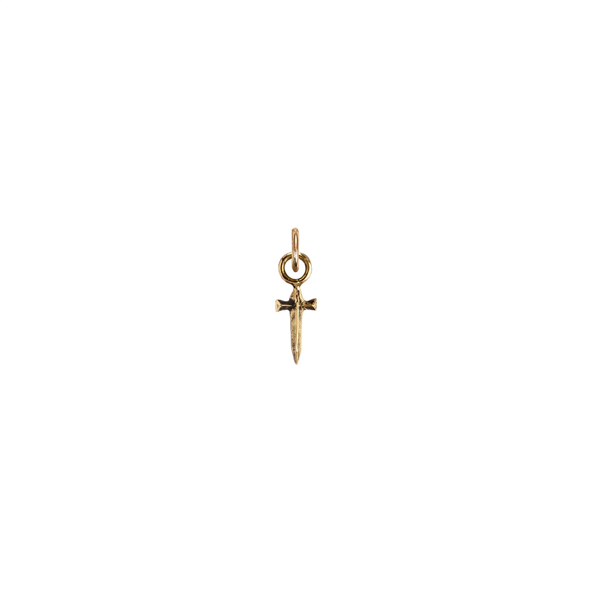 Dagger 14K Gold Symbol Charm