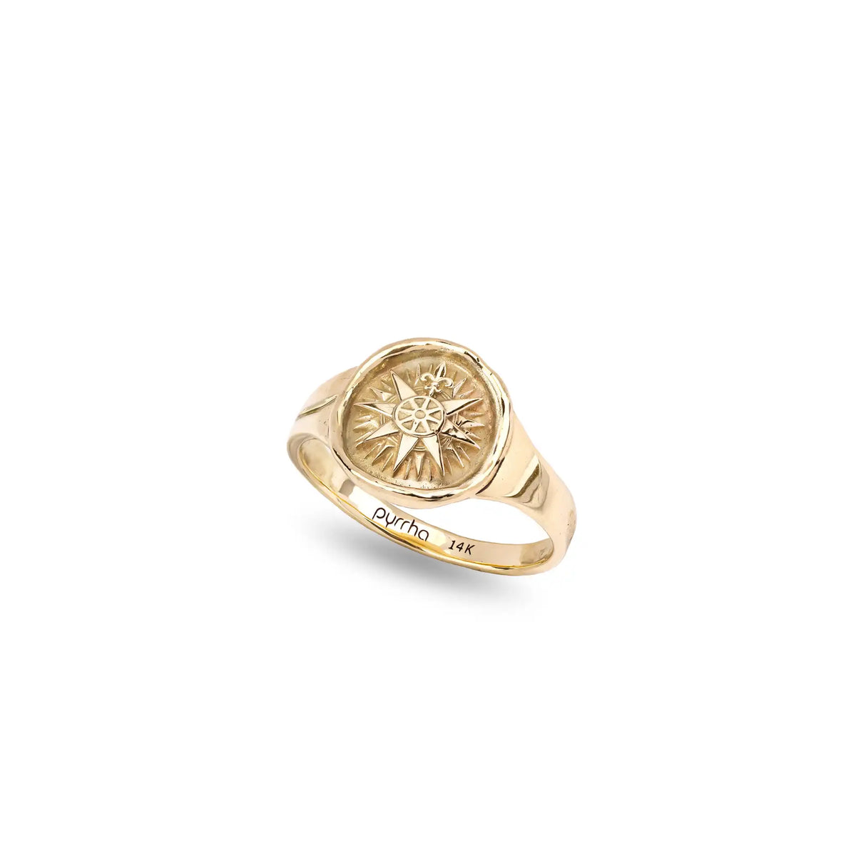 Direction 14K Gold Cigar Band Ring - Unveiled