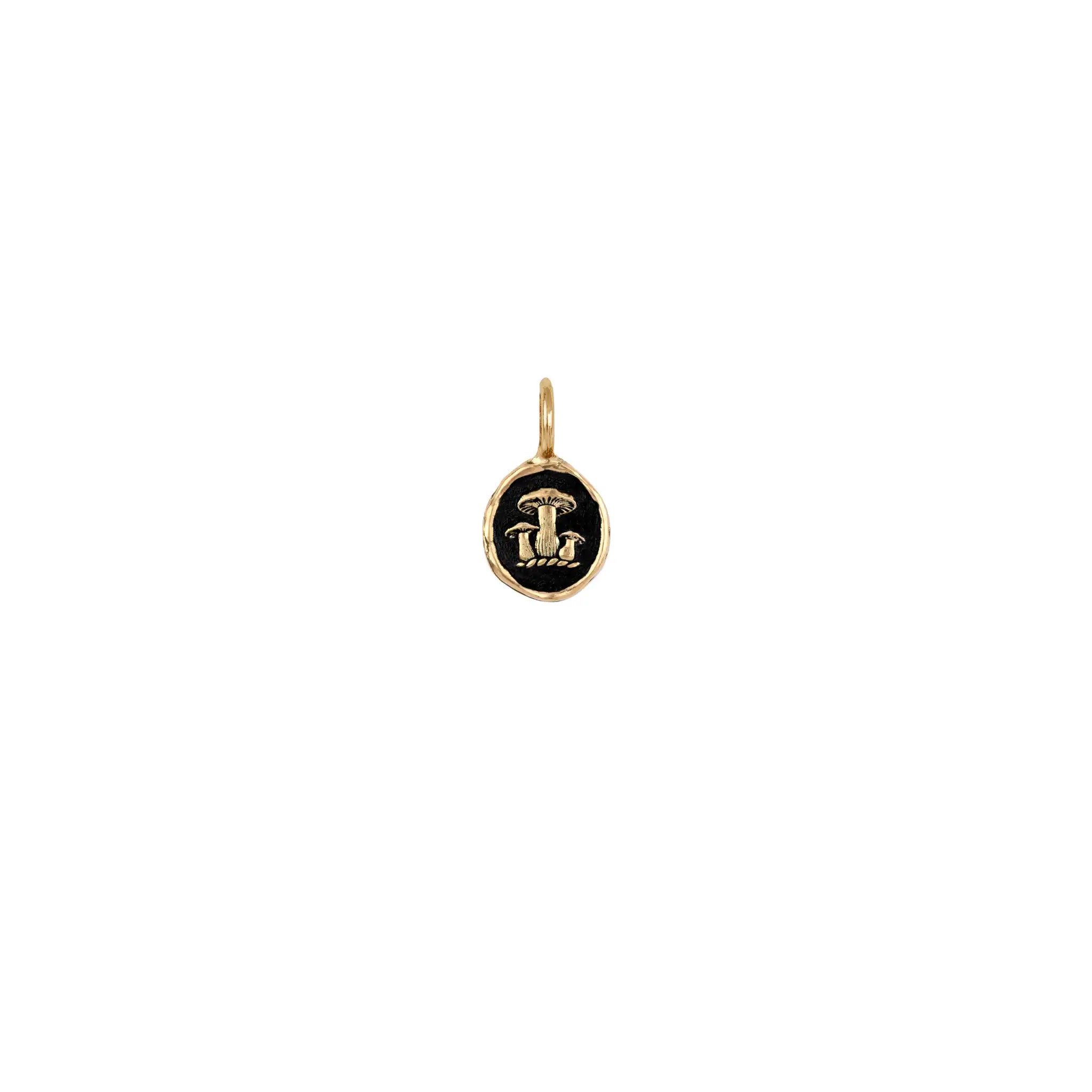 Earthy 14K Gold Appreciation Charm