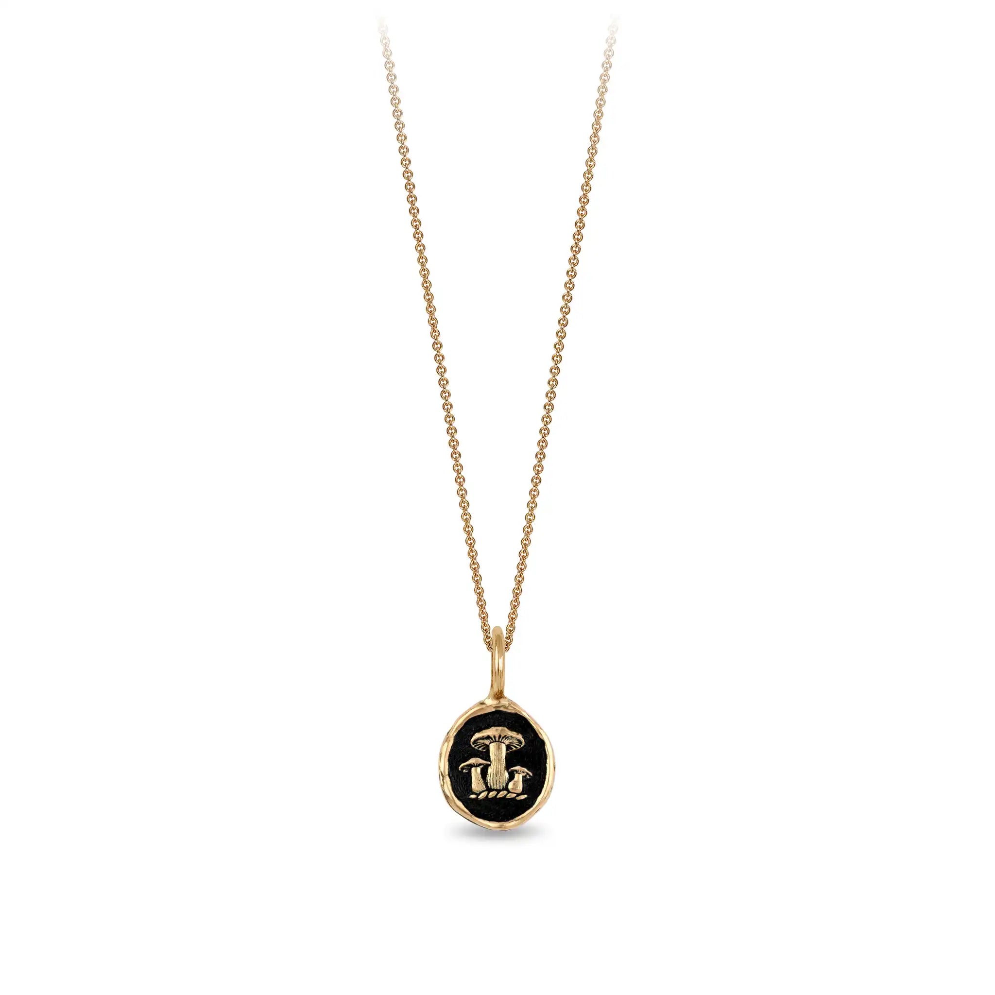 Earthy 14K Gold Appreciation Charm