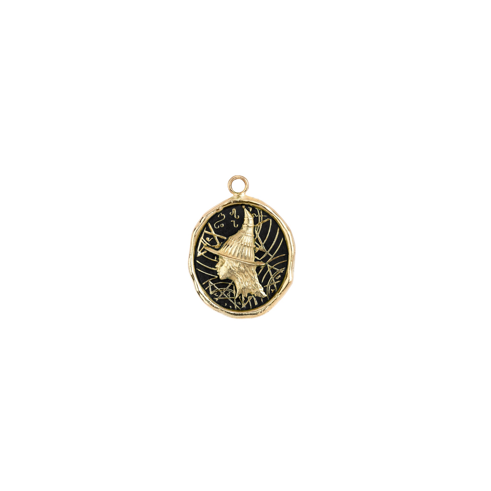 Elphaba 14K Gold Talisman