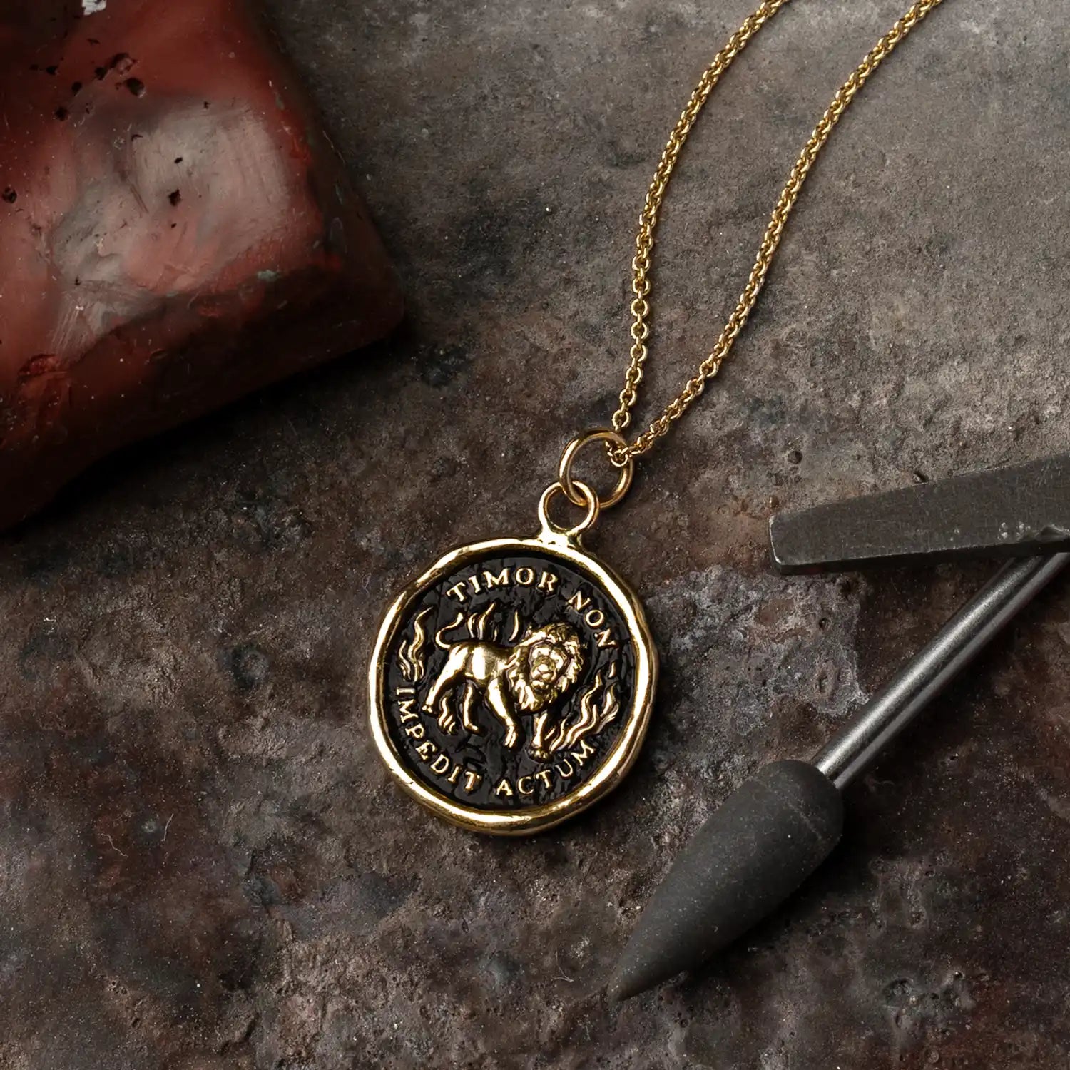Feel the Fear 14K Gold Talisman