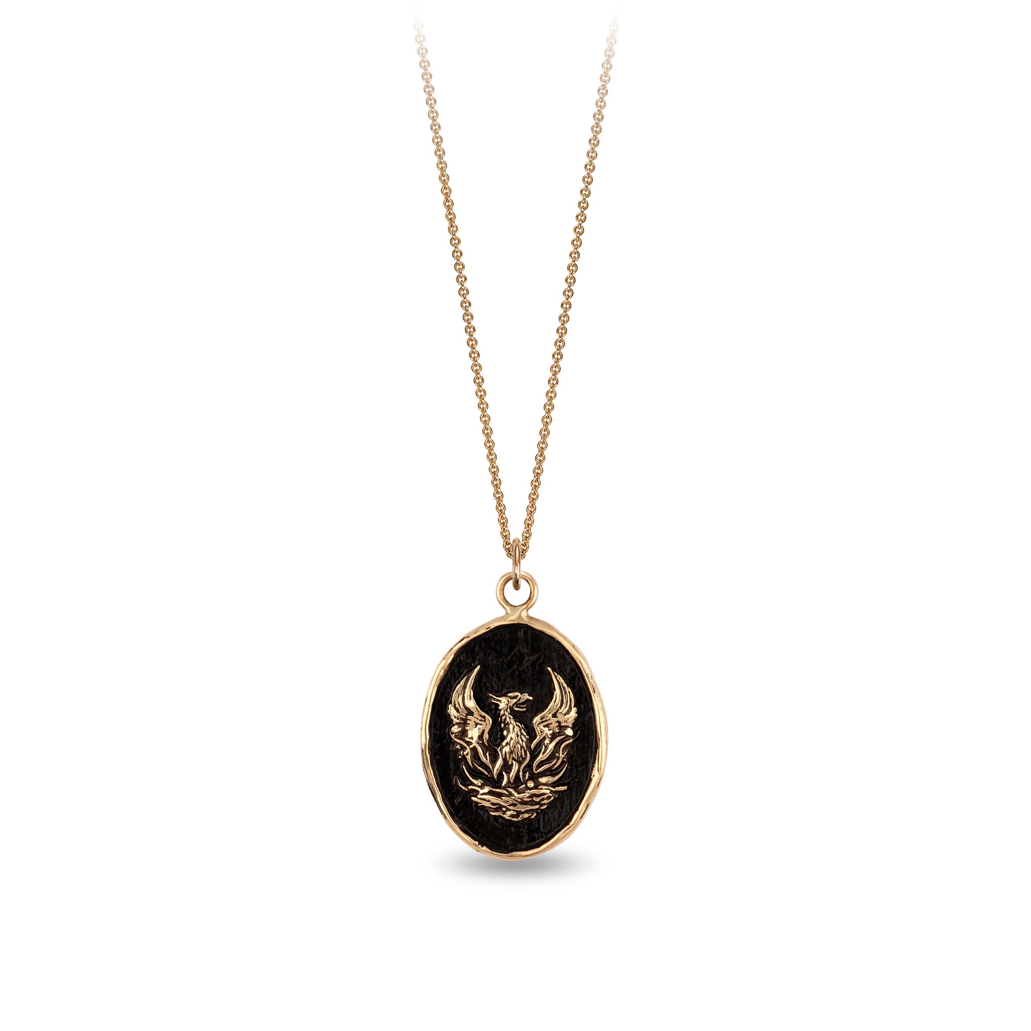 Fire Within 14K Gold Talisman