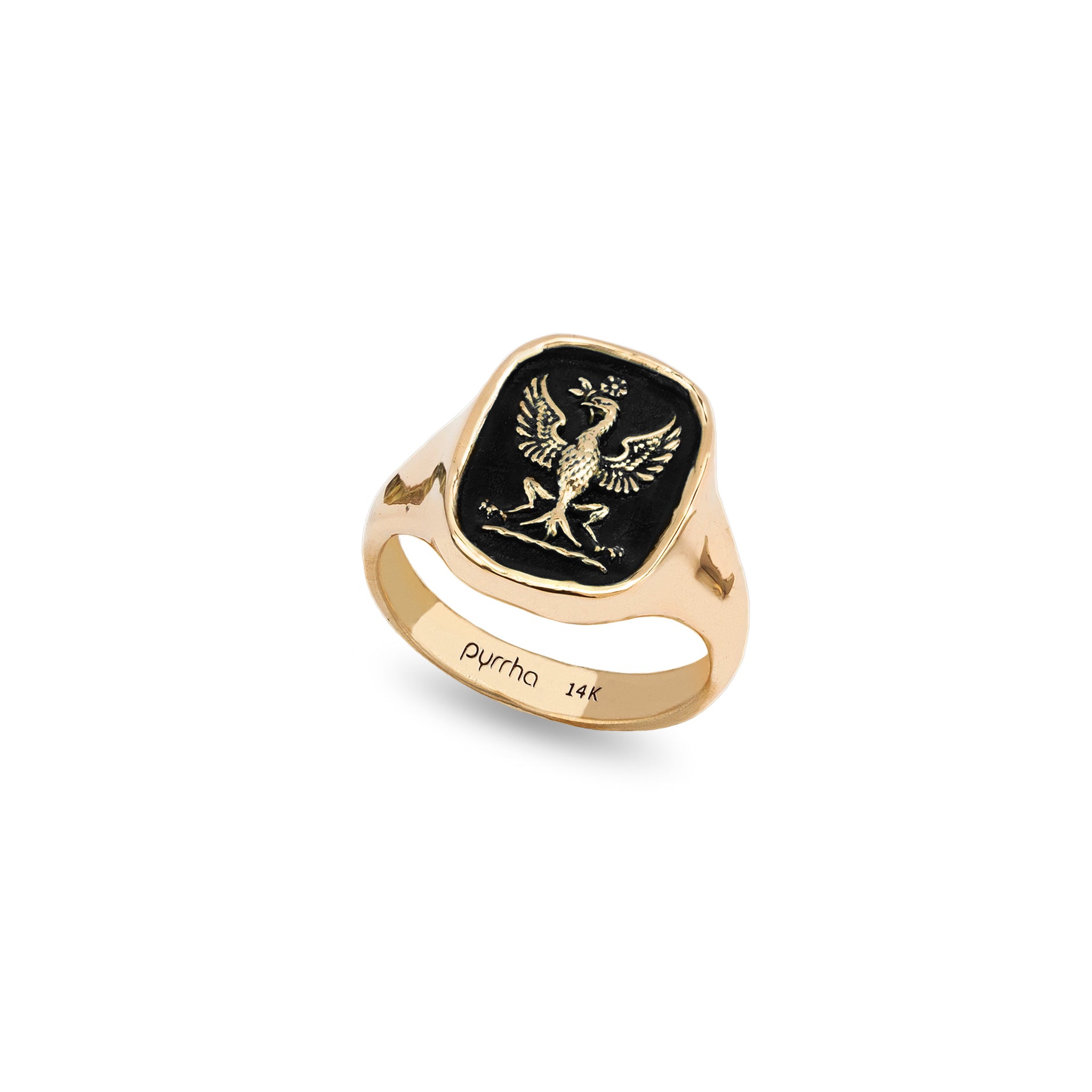 Follow Your Dreams 14K Gold Signet Ring