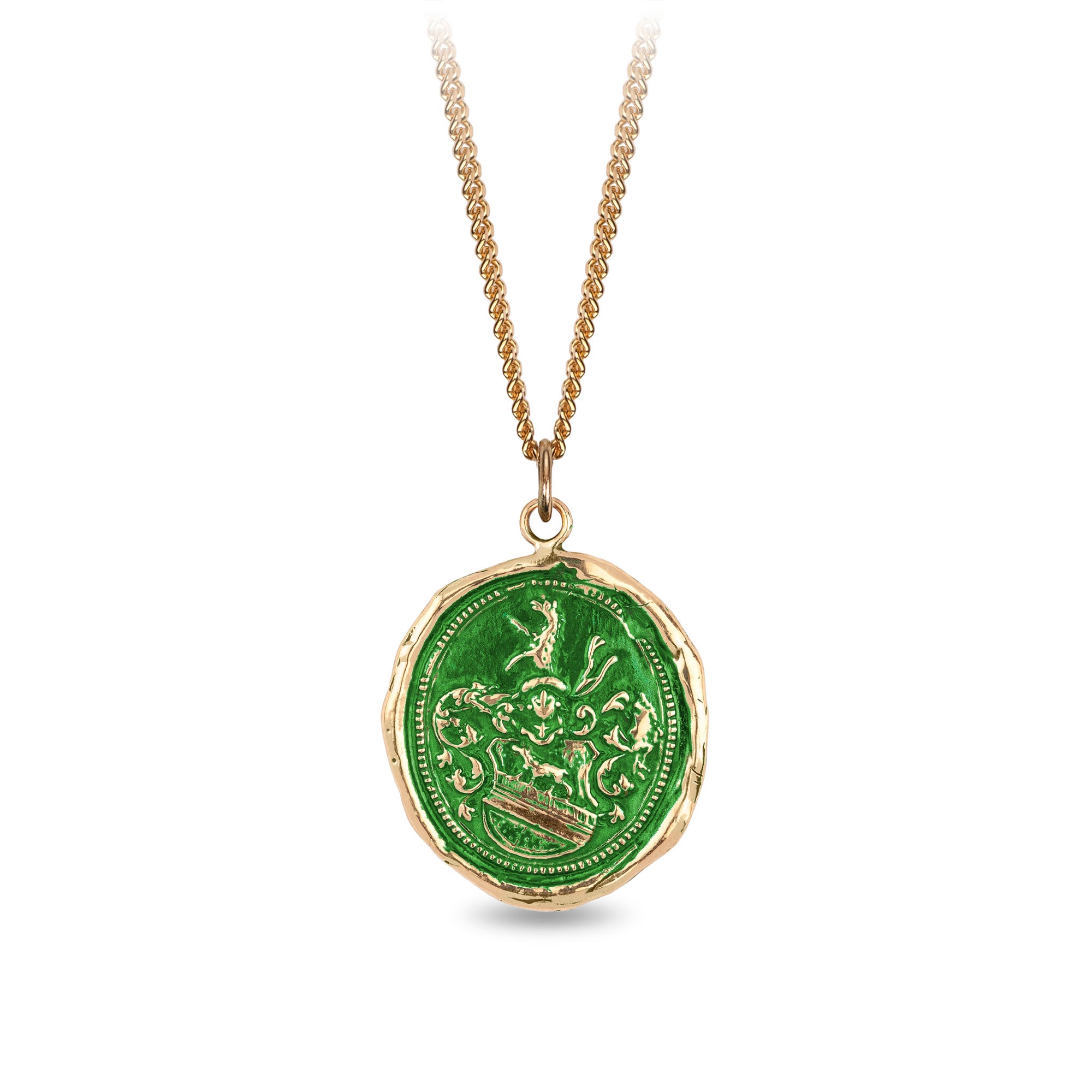 Heart Of The Wolf 14k Gold Signature Talisman - True Colors