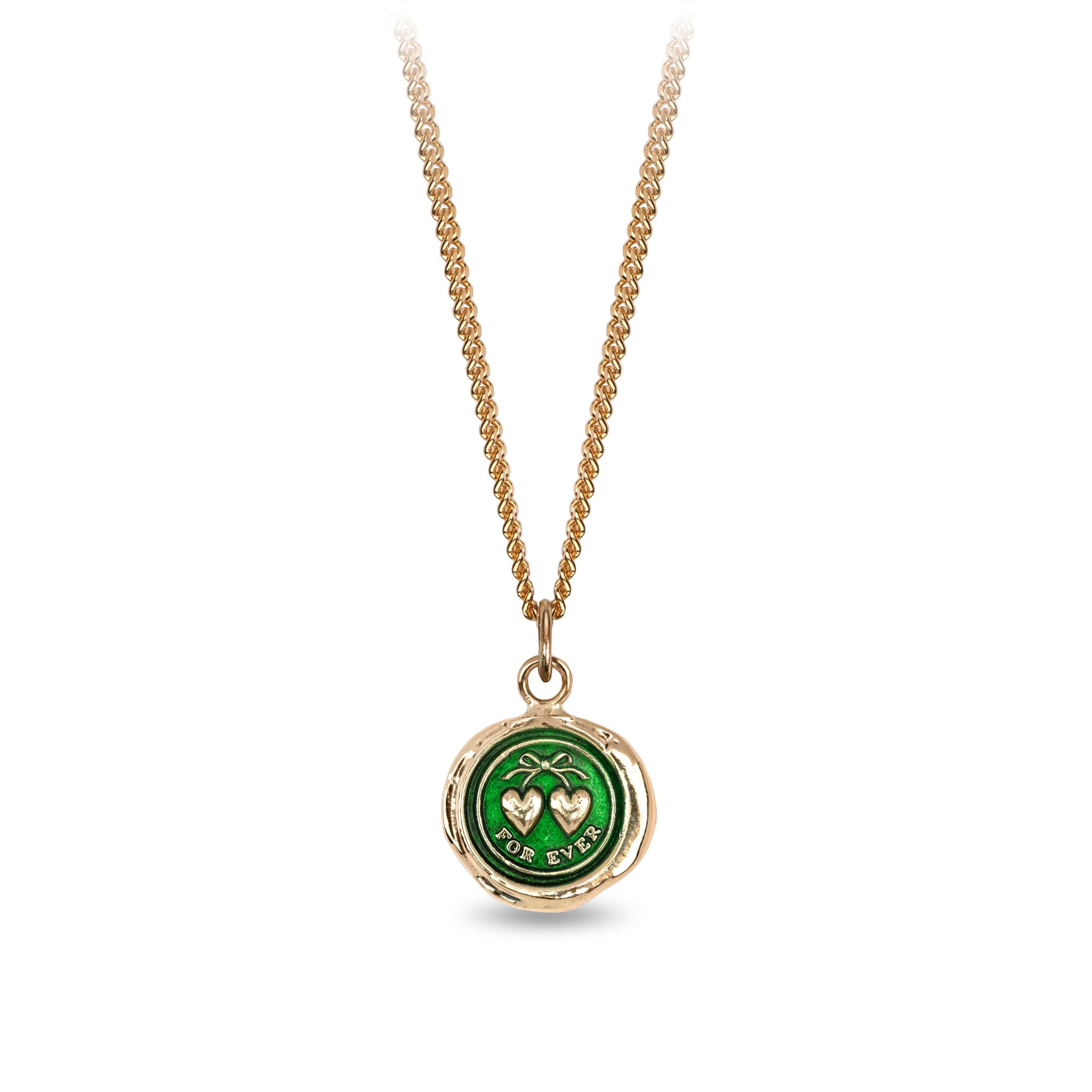 Hearts 14K Gold Signature Talisman - True Colors