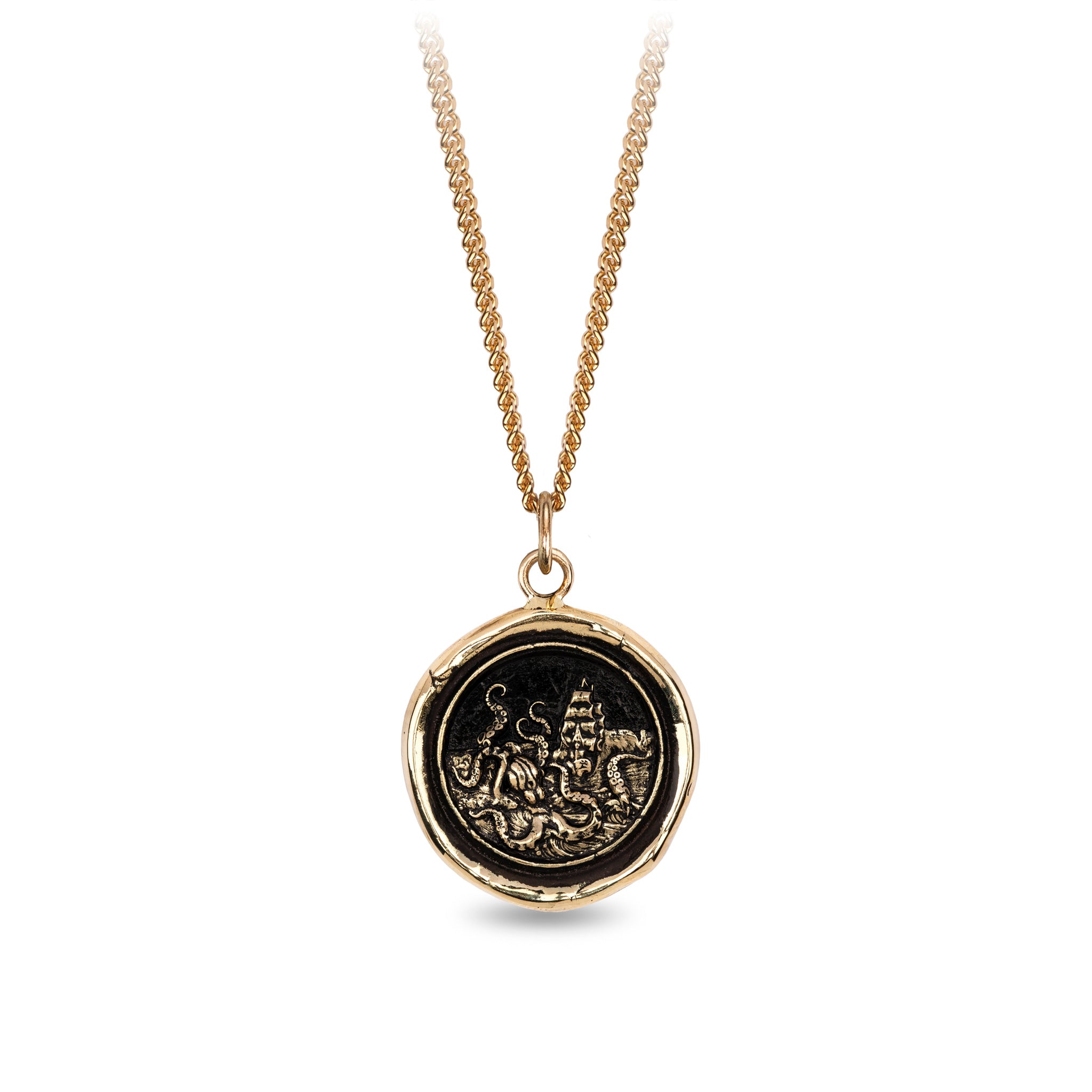 Kraken 14K Gold Signature Talisman