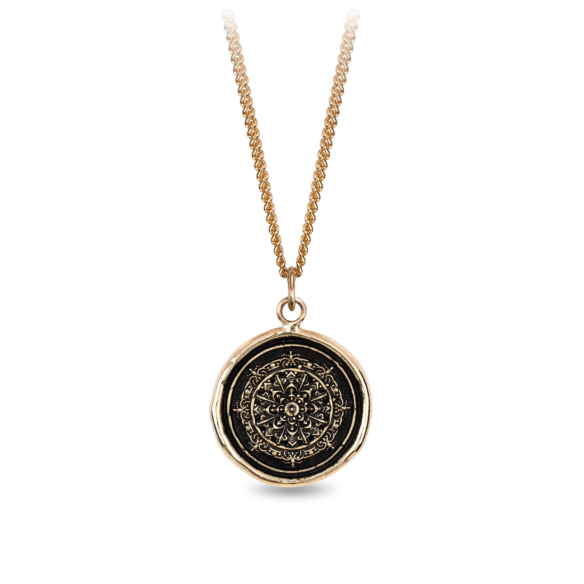 Mandala 14K Gold Signature Talisman