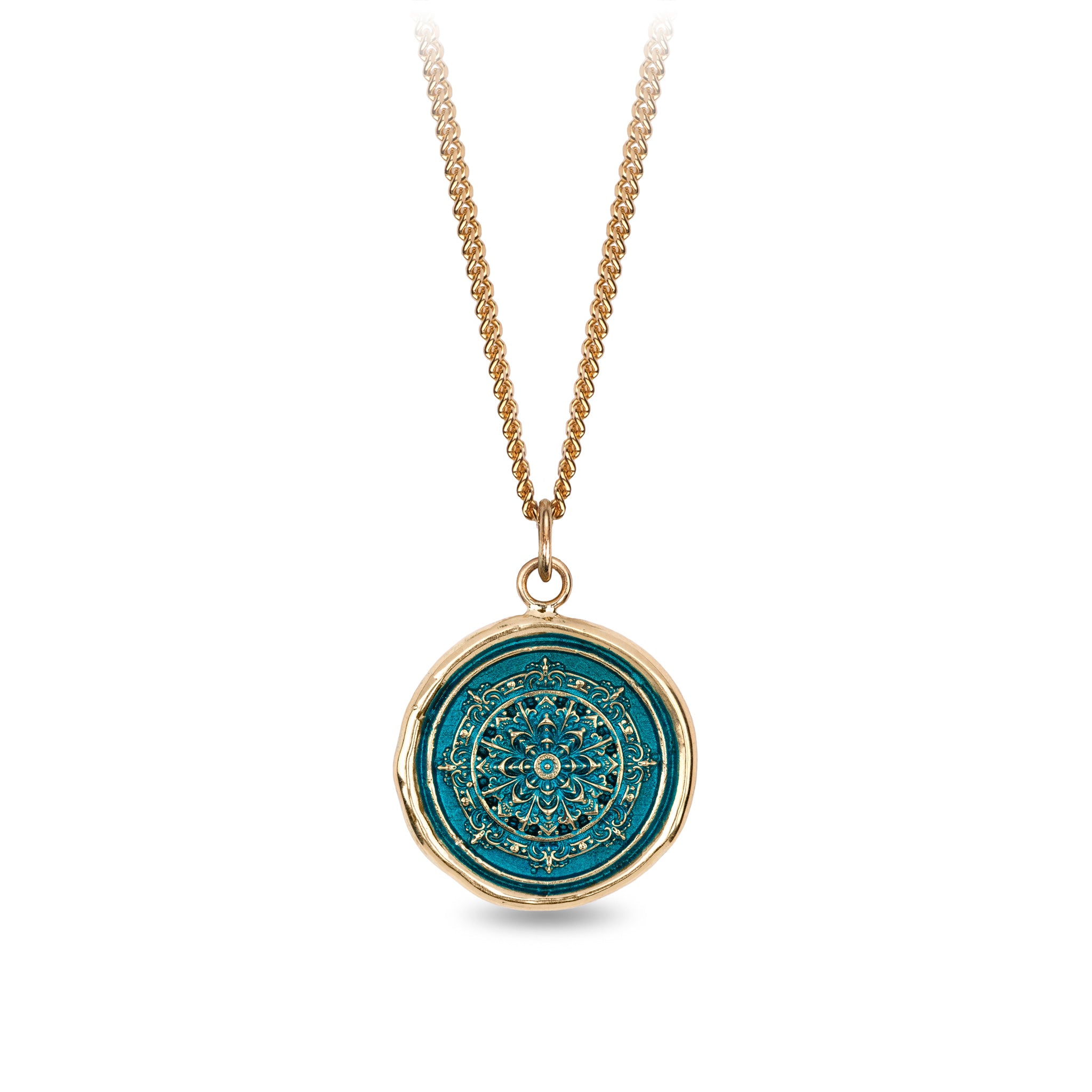 Mandala 14K Gold Signature Talisman - True Colors