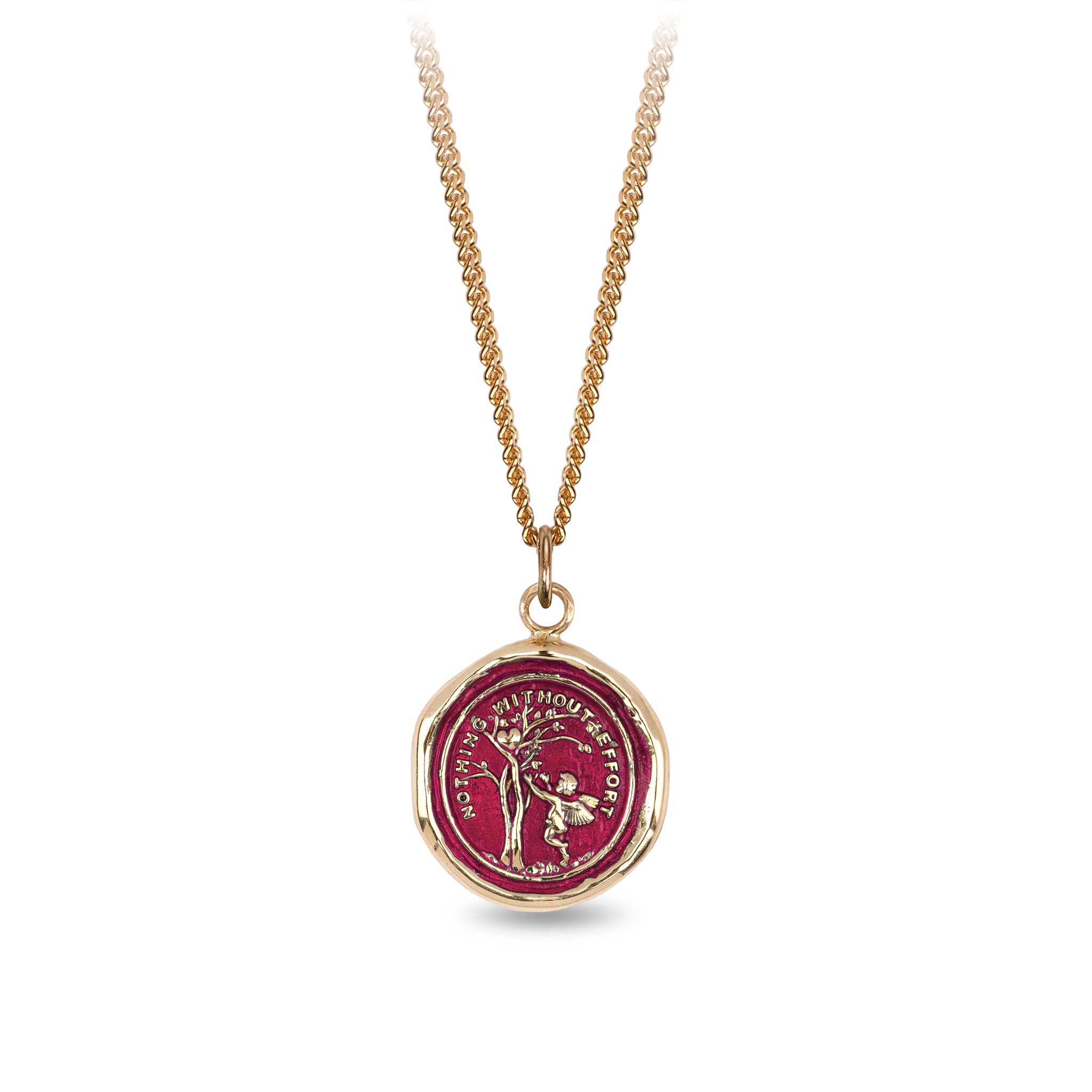 supreme gold pendant 2019SS（QUINN red crystal highest gold coin） 