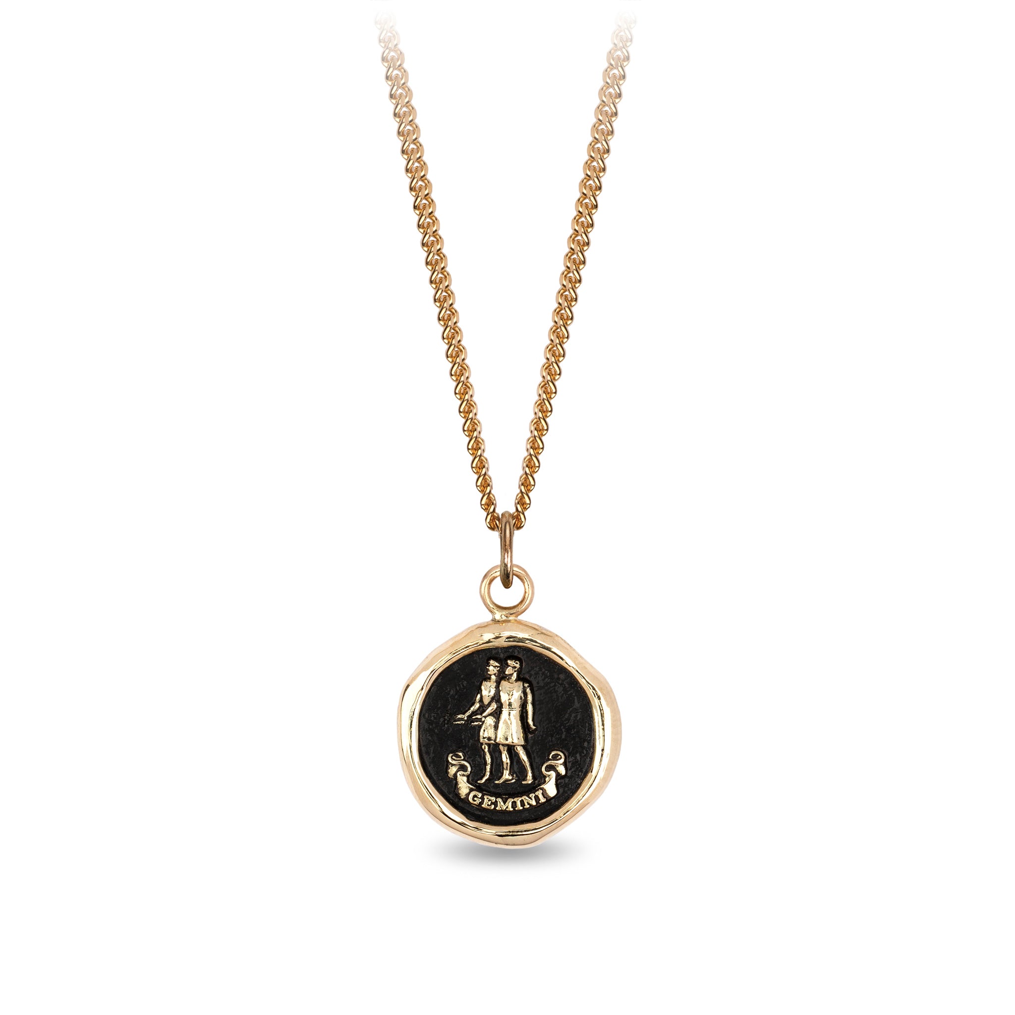 Gemini 14K Gold Zodiac Talisman