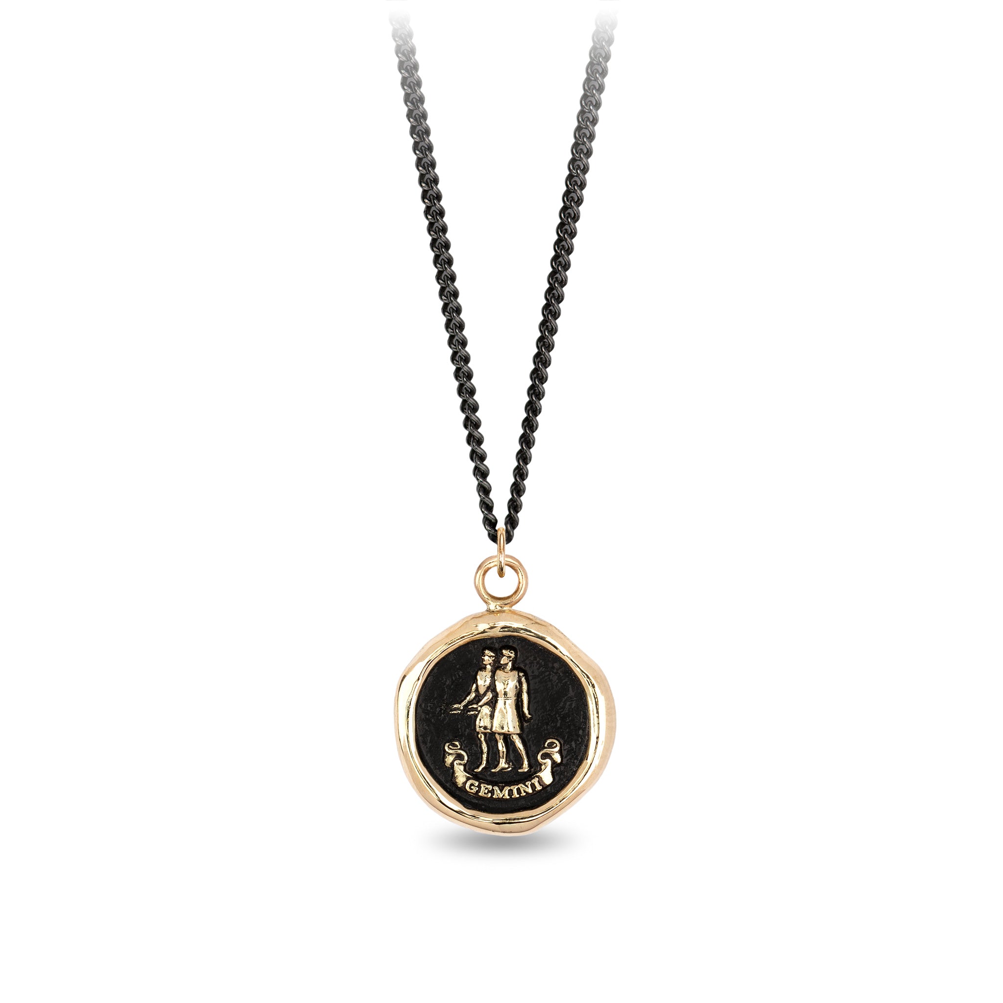 Gemini 14K Gold Zodiac Talisman