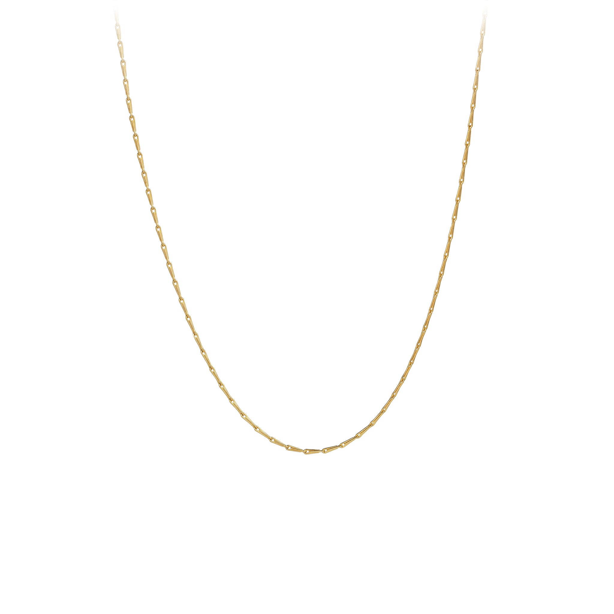 14K Gold Pinsetta Chain