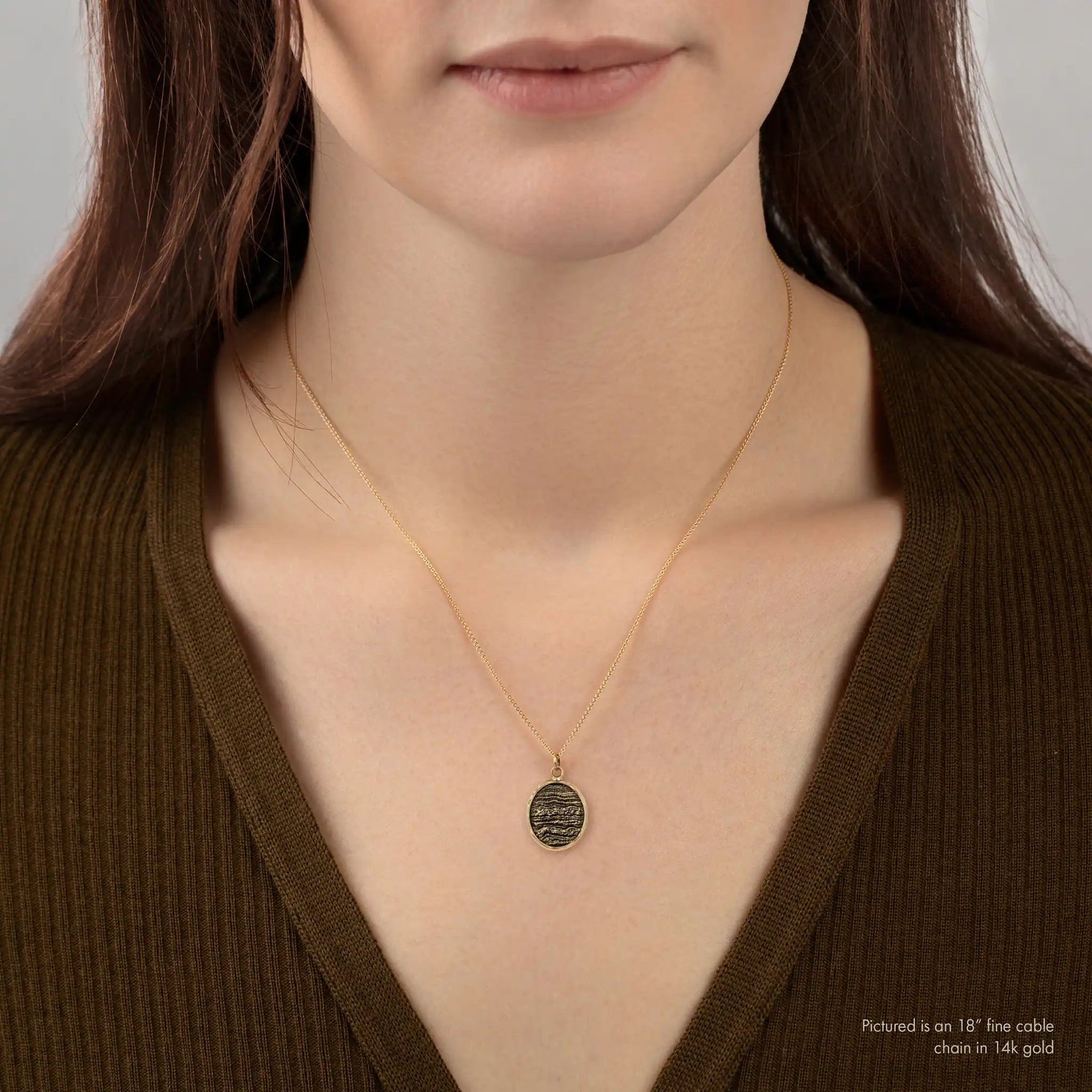 Grounded 14K Gold Talisman