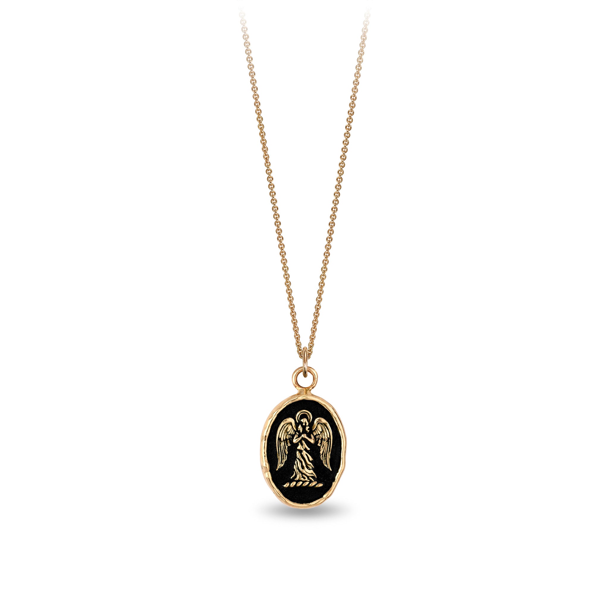 Guardian Angel 14K Gold Talisman