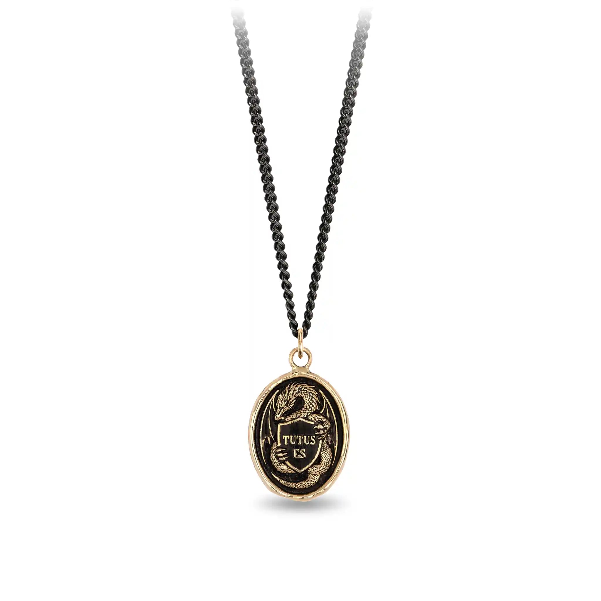 Guardian 14K Gold Talisman