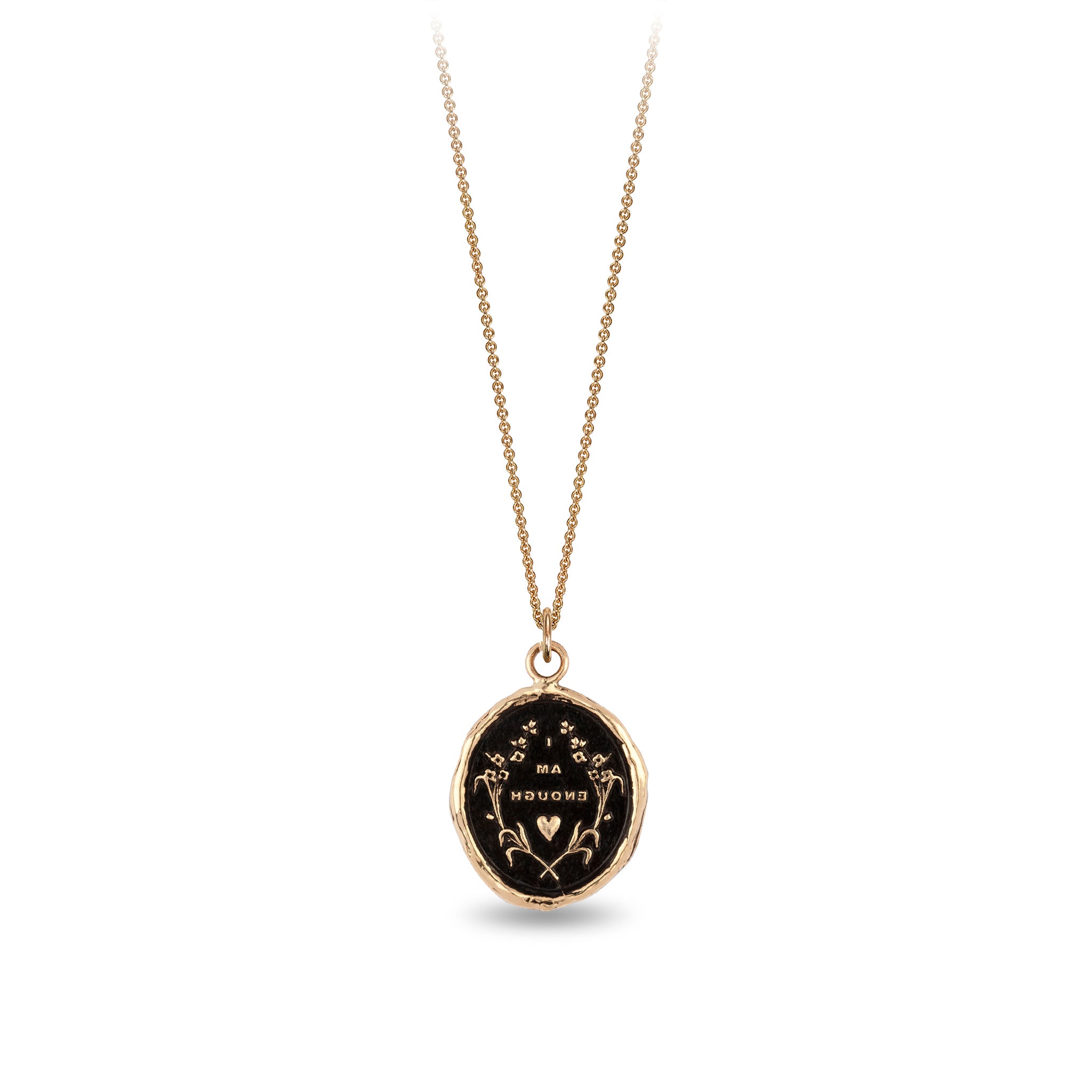 I Am Enough 14K Gold Talisman