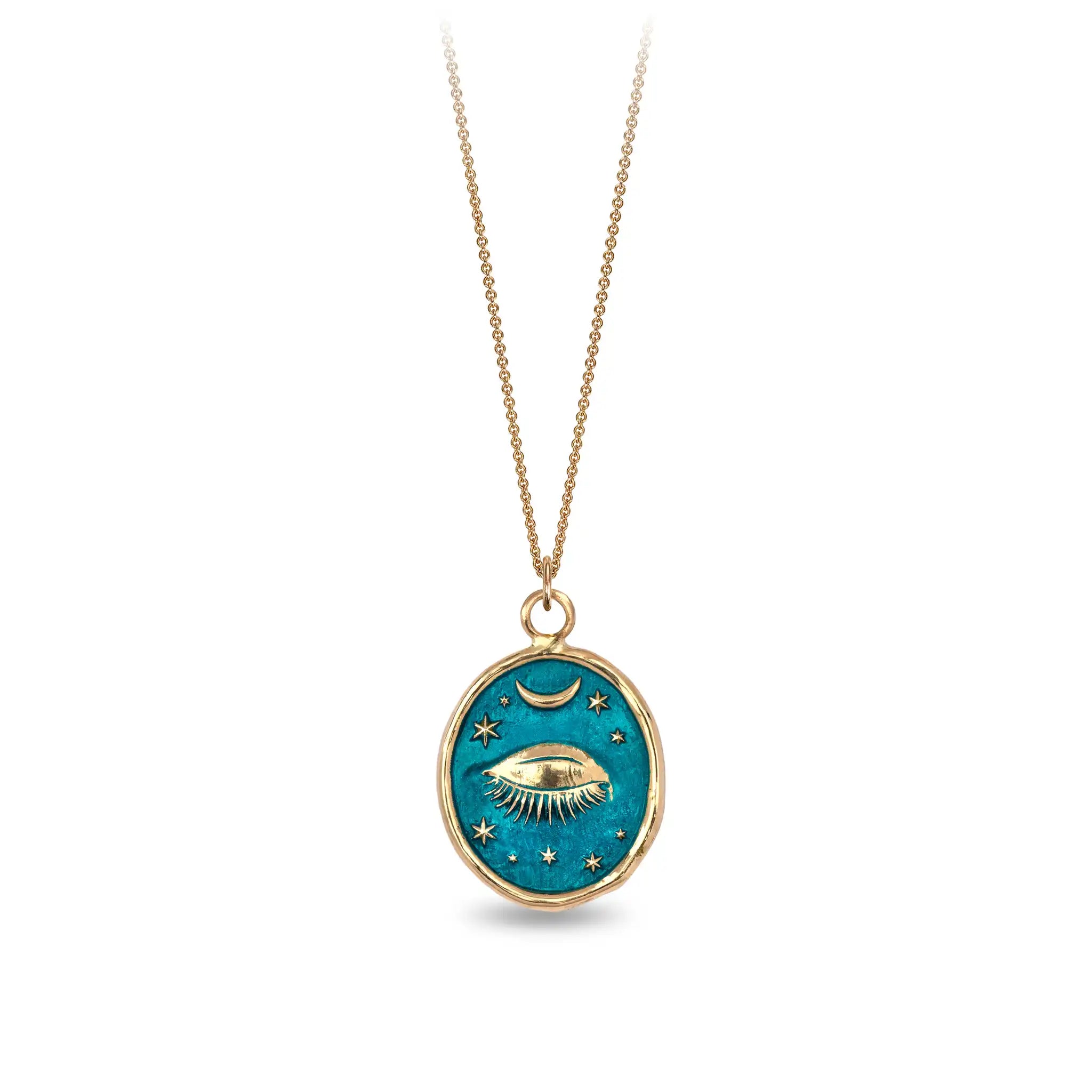 Inner Vision 14K Gold Talisman - True Colours