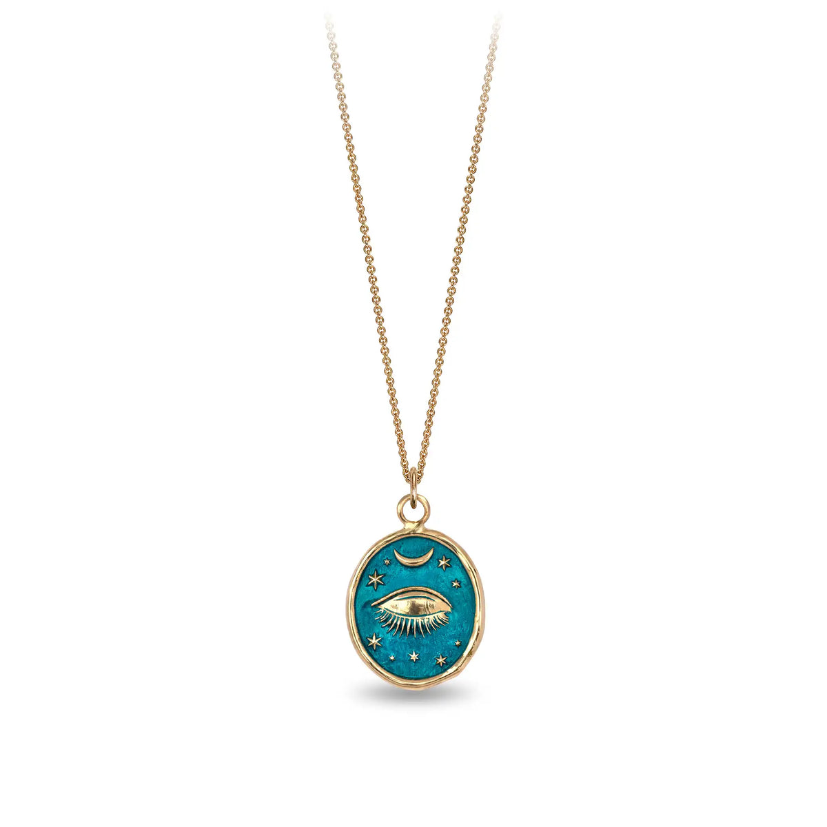 Inner Vision 14K Gold Talisman - True Colours