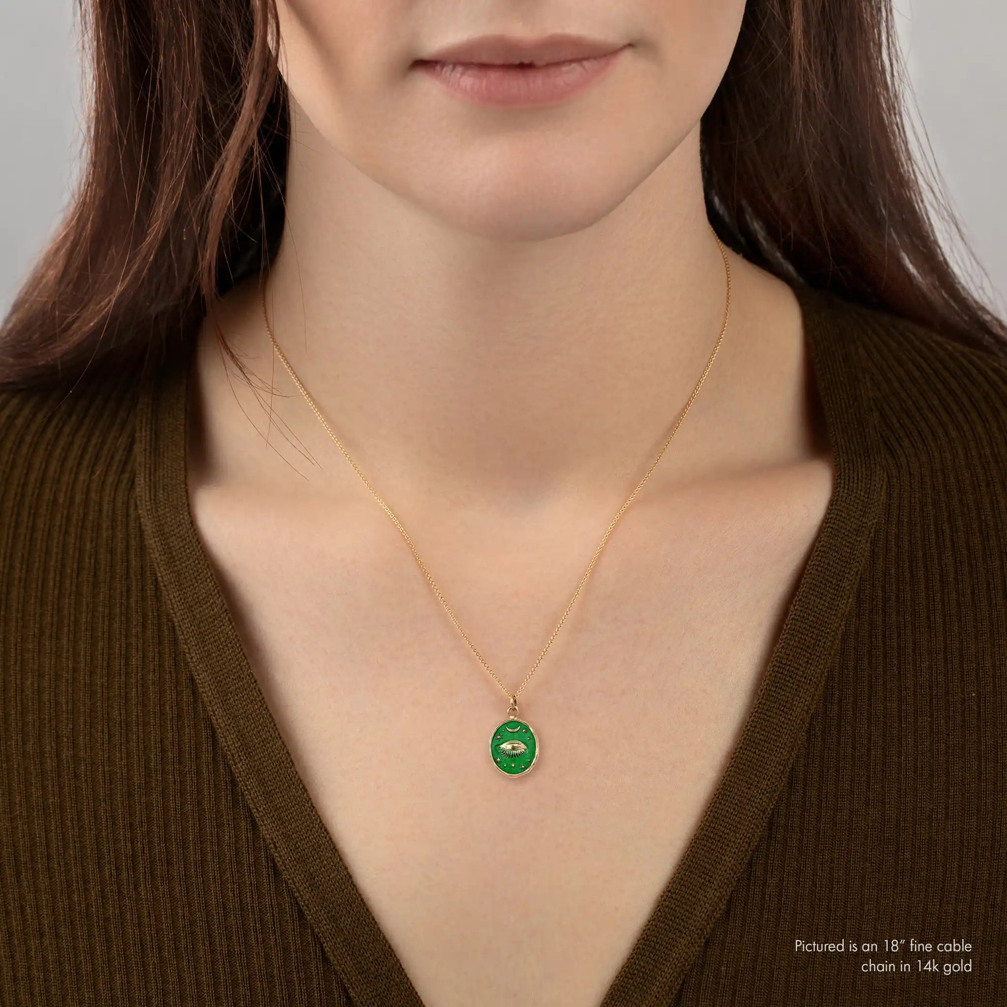 Inner Vision 14K Gold Talisman - True Colours