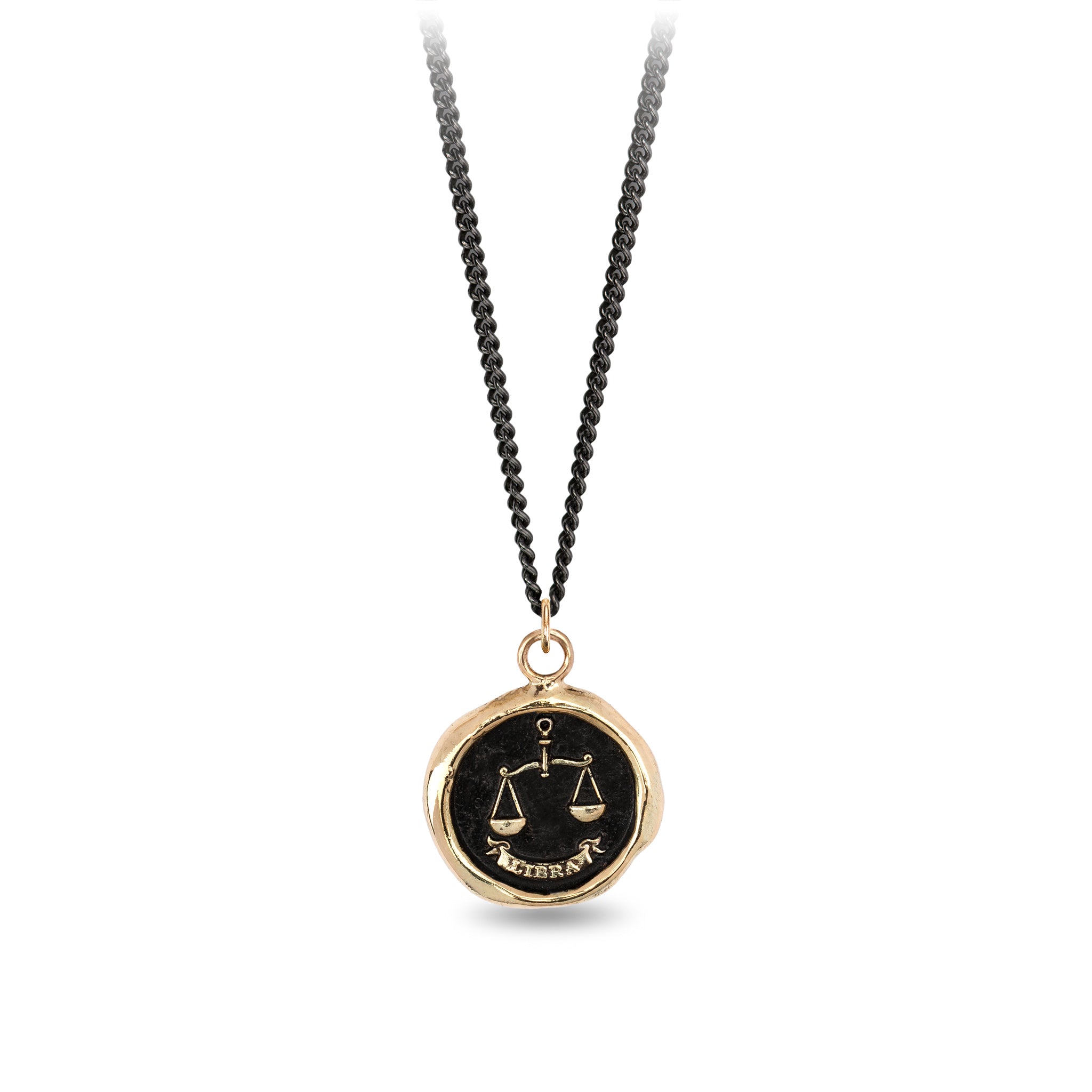 Libra 14K Gold Zodiac Talisman