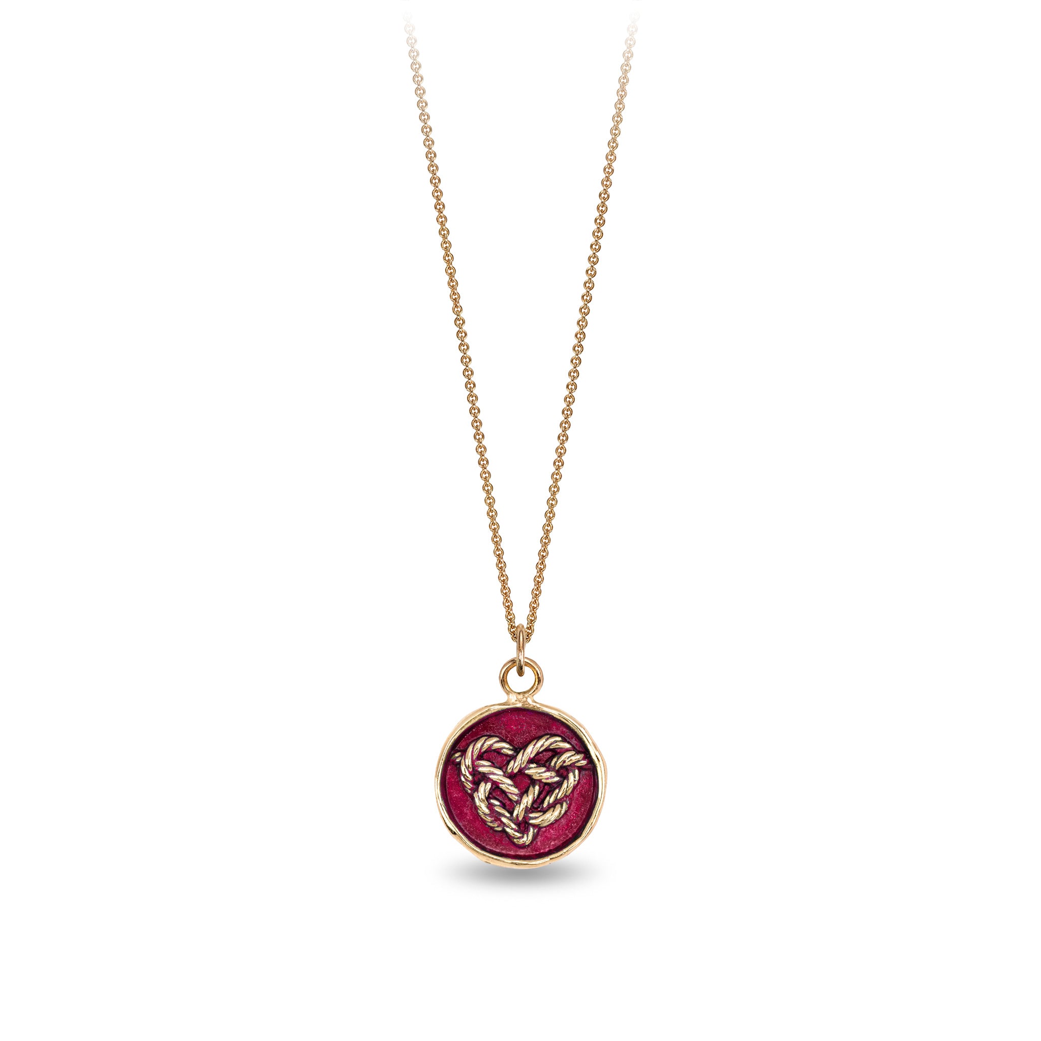 Love Knot 14K Gold Talisman - True Colors