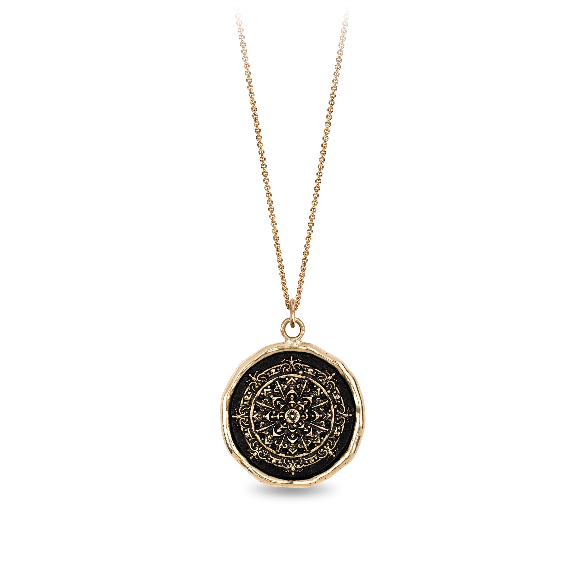 Mandala 14K Gold Talisman