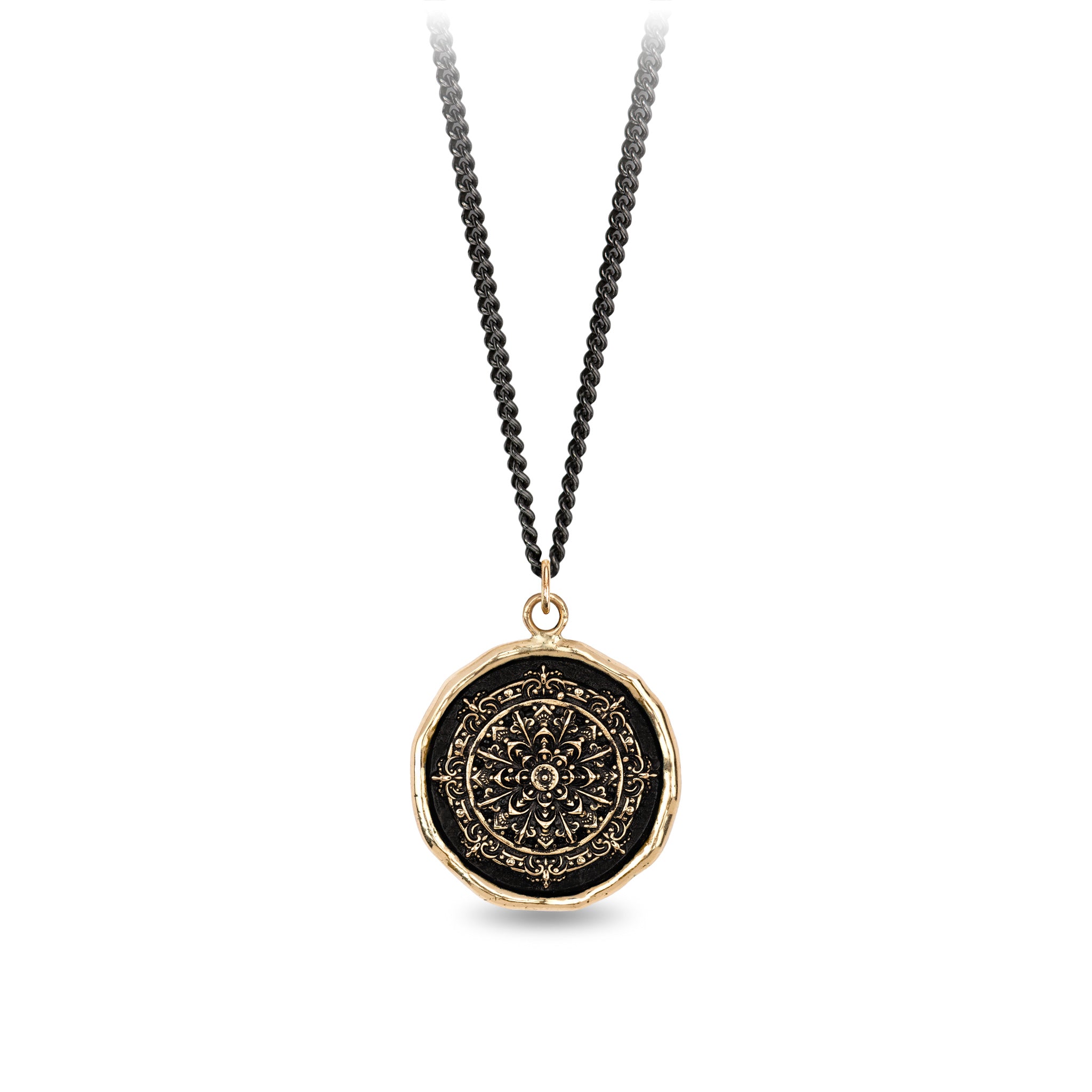 Mandala 14K Gold Talisman