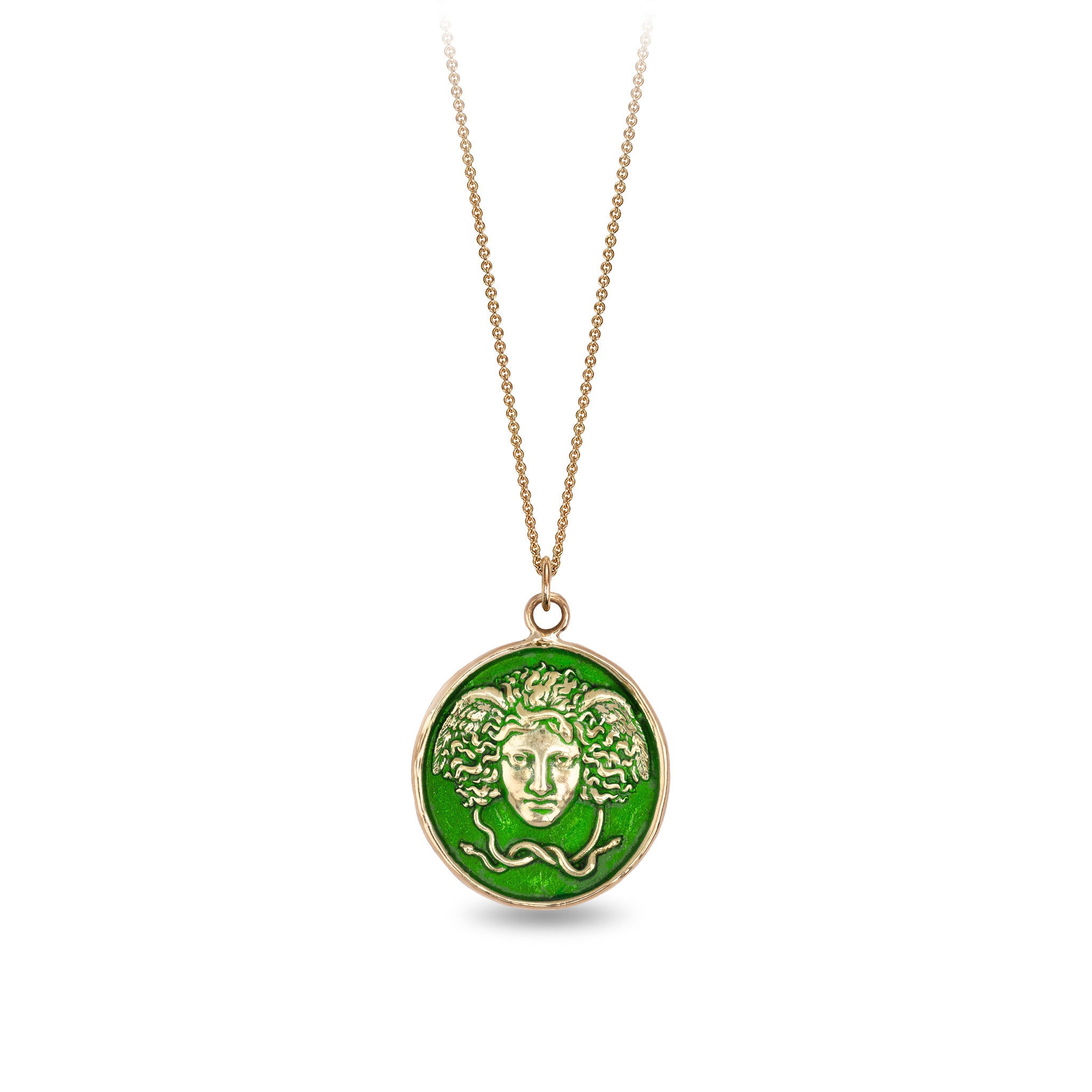 Medusa 14K Gold Talisman - True Colors