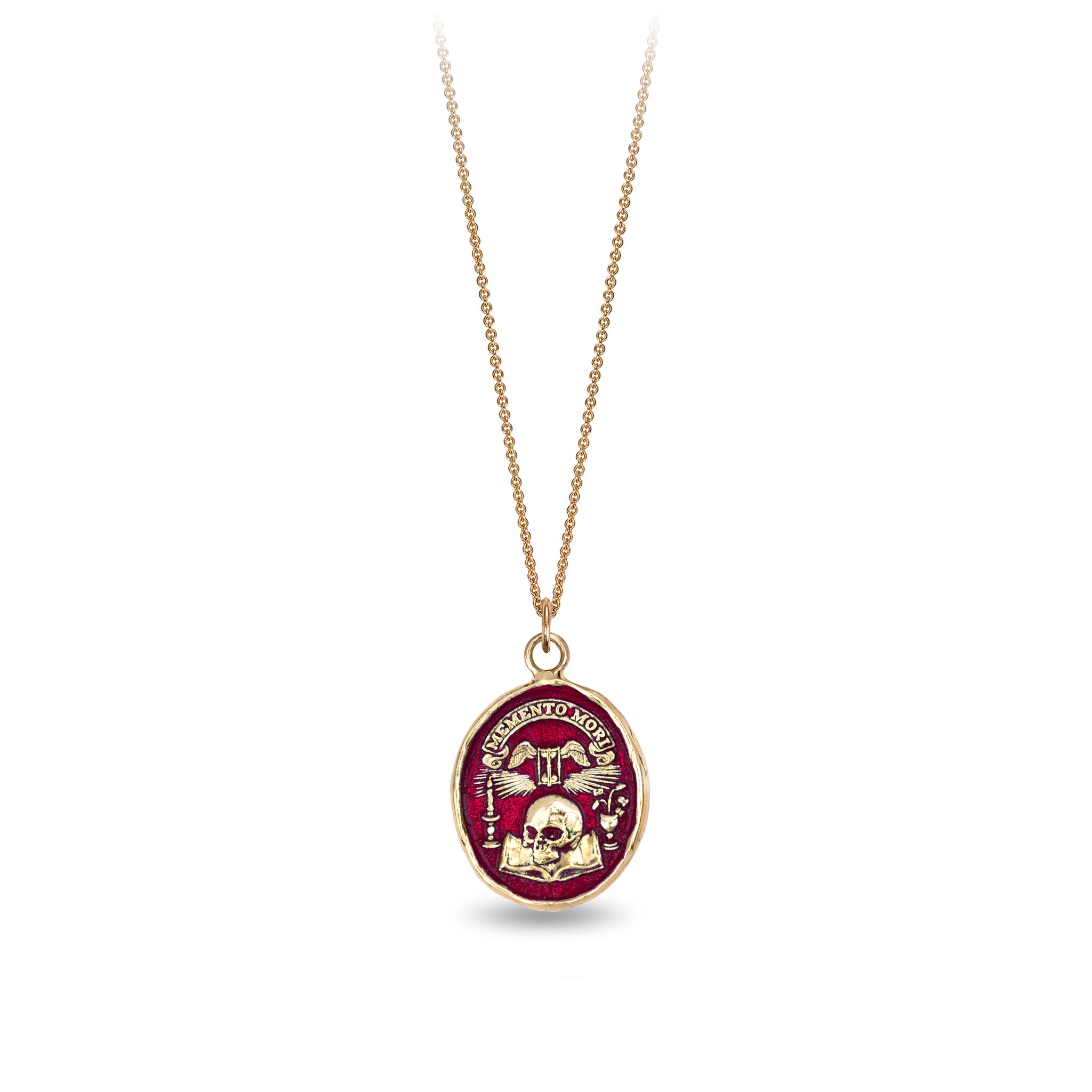 Memento Mori 14K Gold Talisman - True Colors