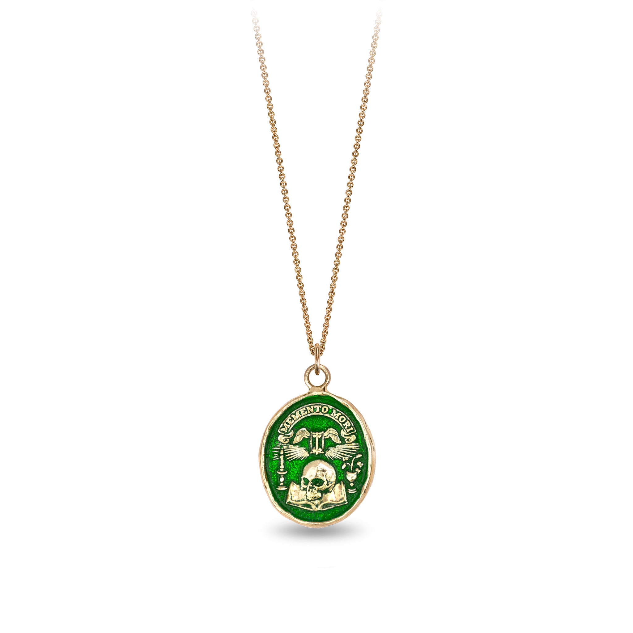 Memento Mori 14K Gold Talisman - True Colors