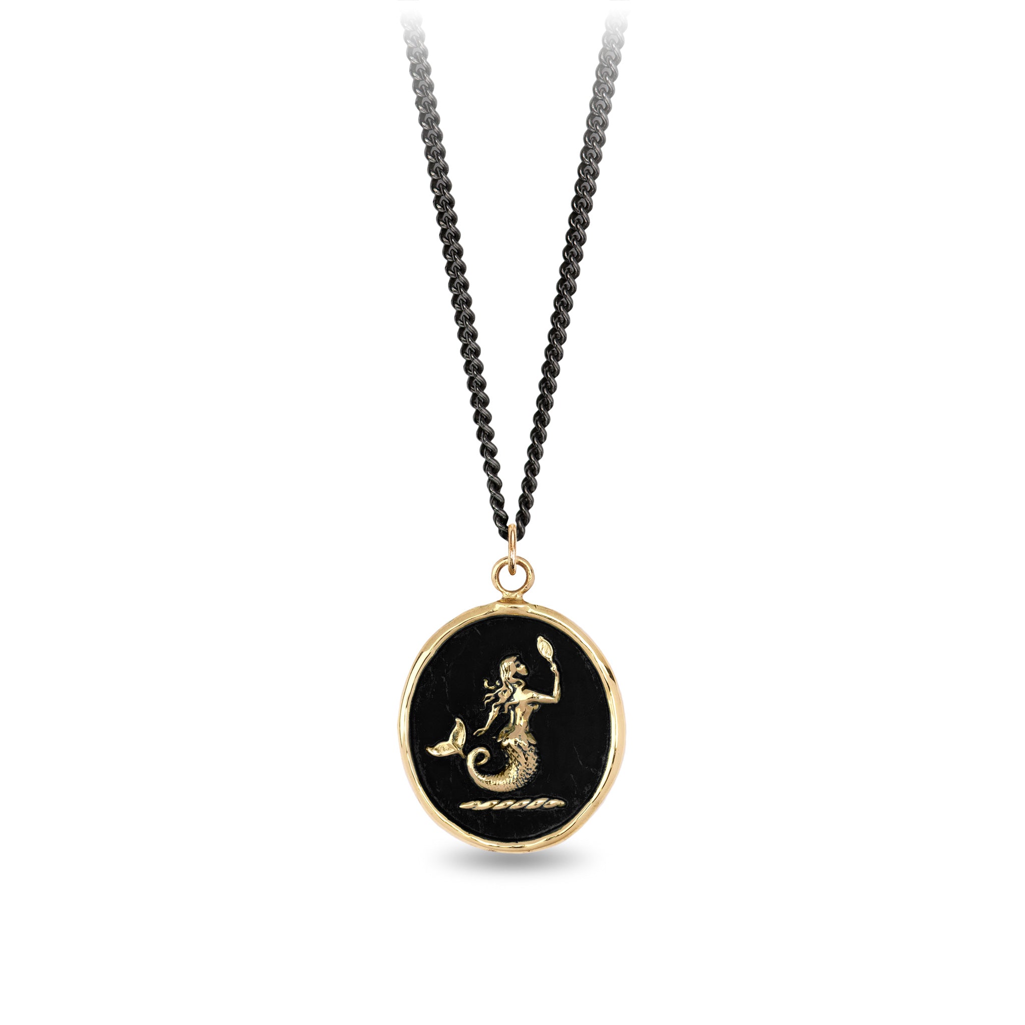 Mermaid 14K Gold Talisman