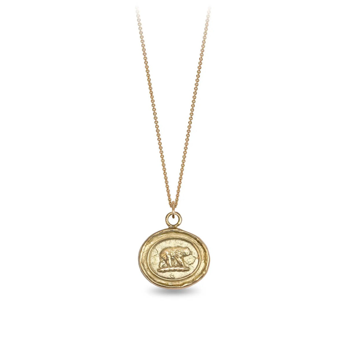 Mother Bear 14K Gold Talisman - Unveiled