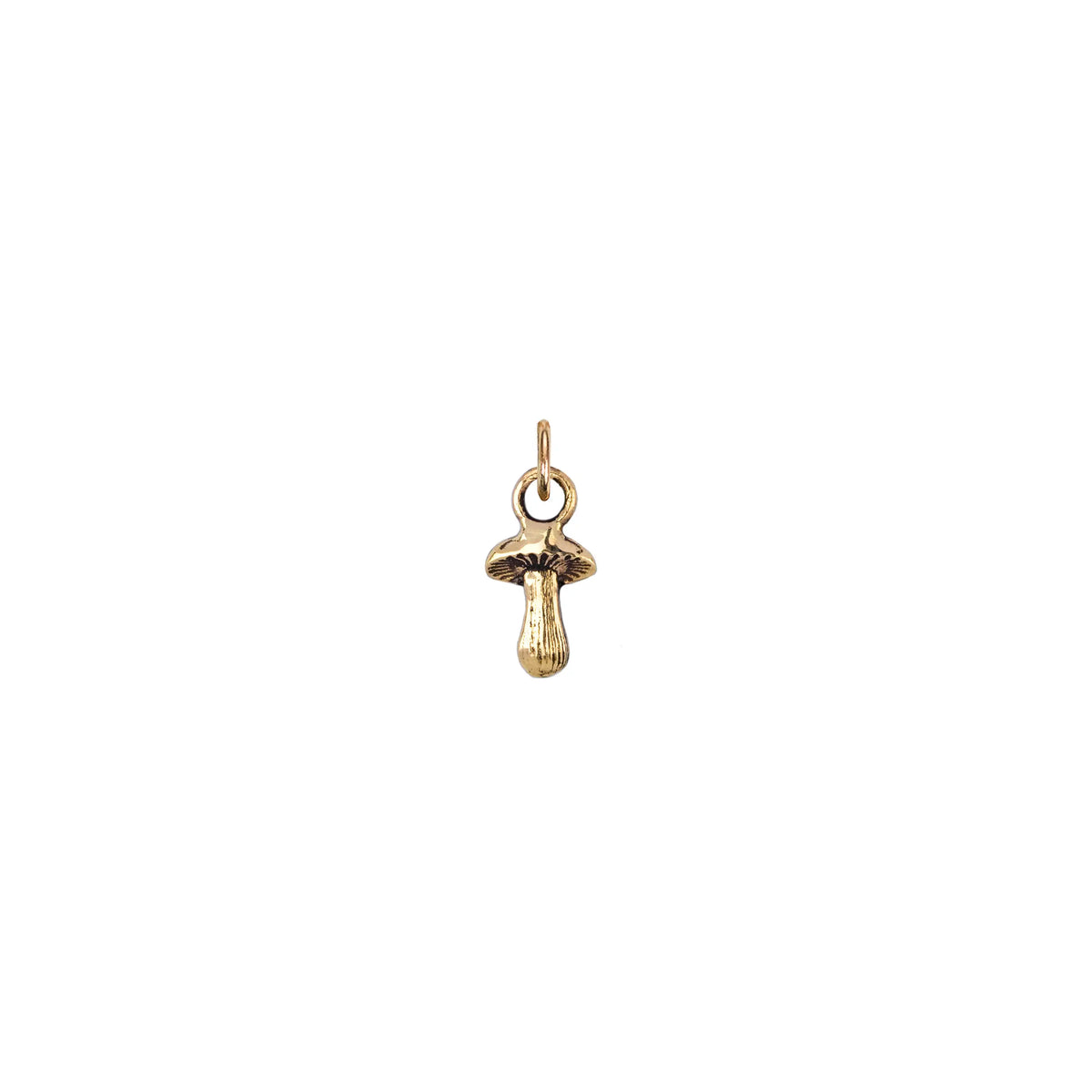 Mushroom 14K Gold Symbol Charm