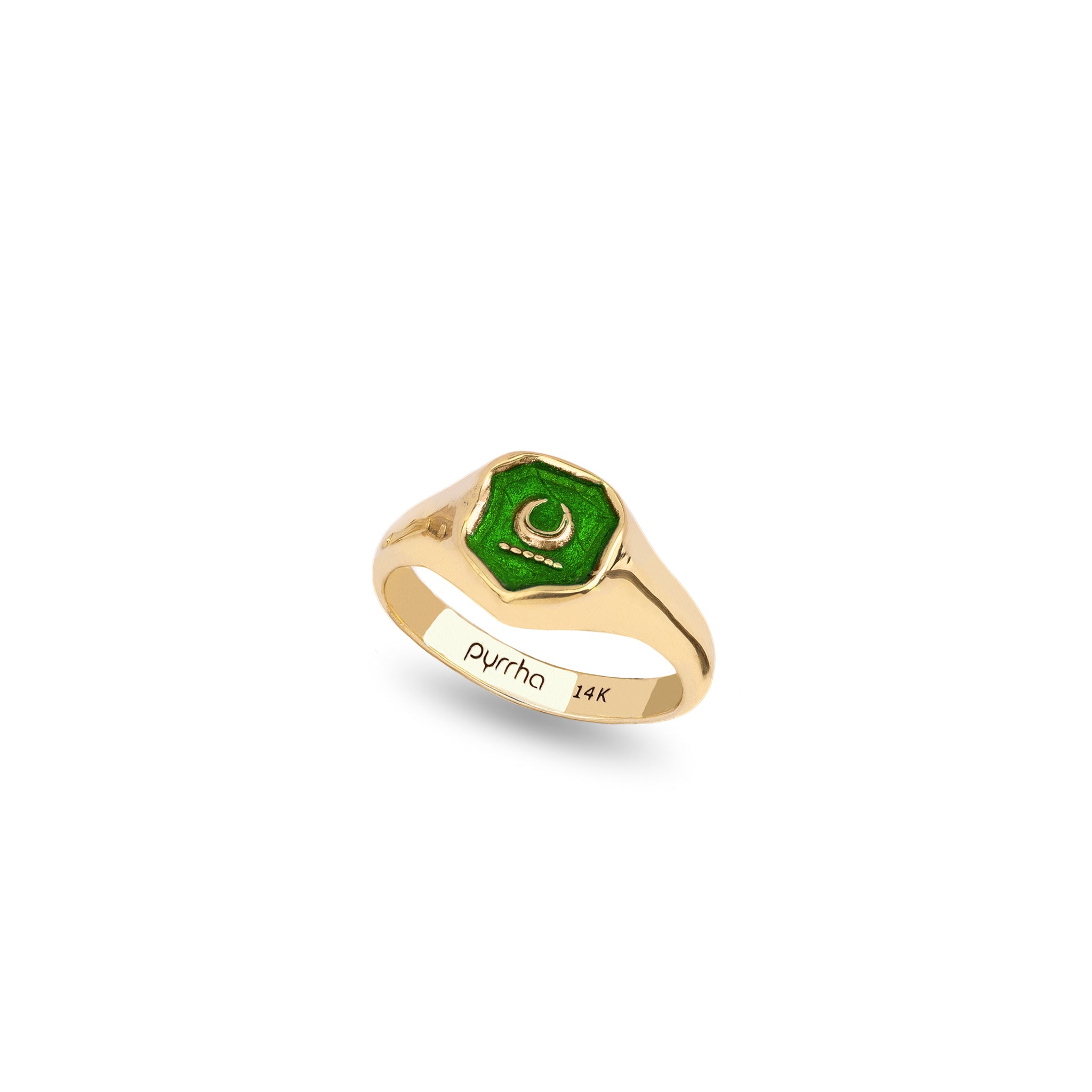 New Beginnings 14K Gold Signet Ring - True Colors