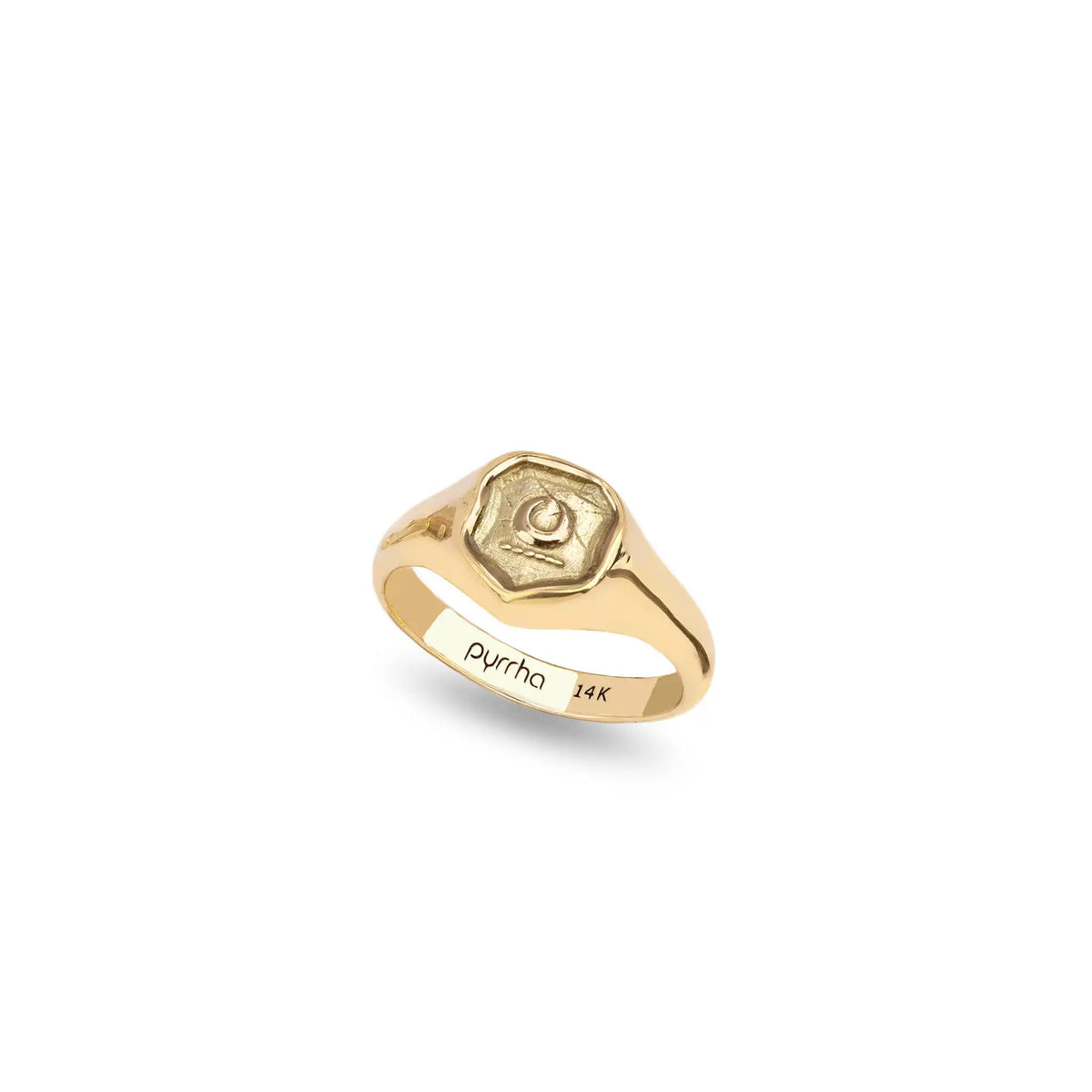 New Beginnings 14K Gold Signet Ring - Unveiled
