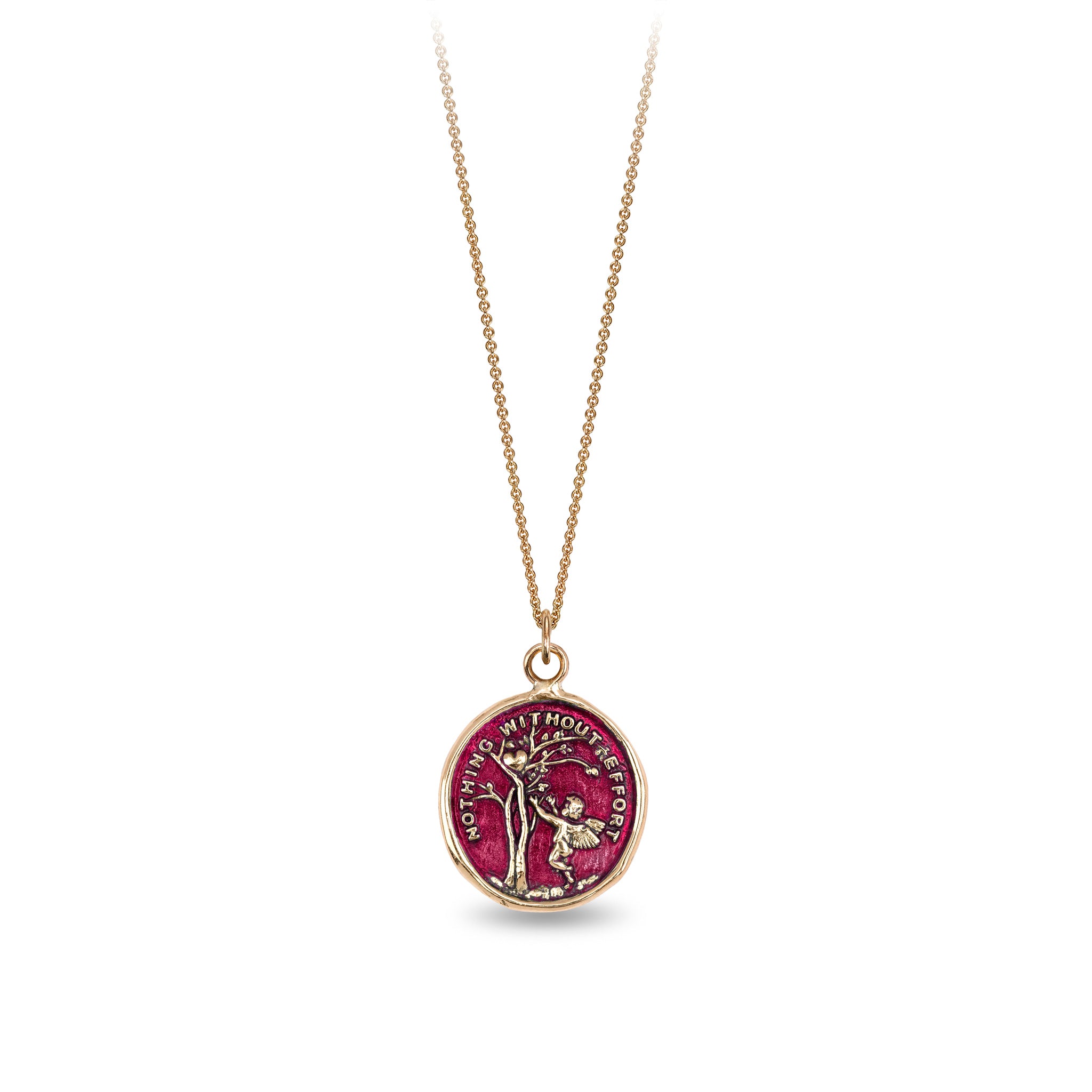 Nothing Without Effort 14K Gold Talisman - True Colors