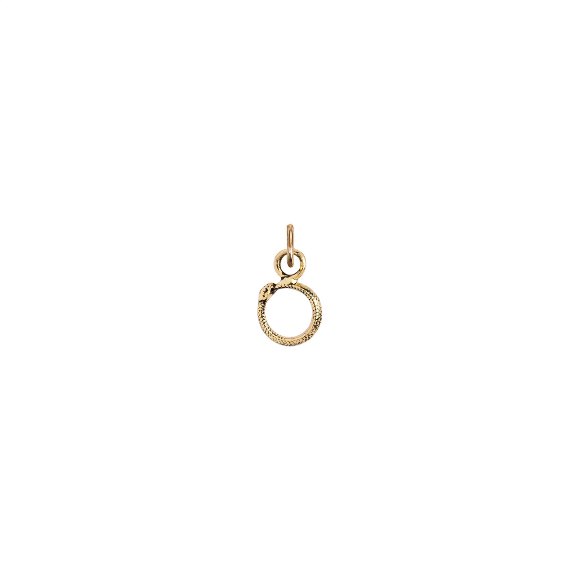 Ouroboros 14K Gold Symbol Charm